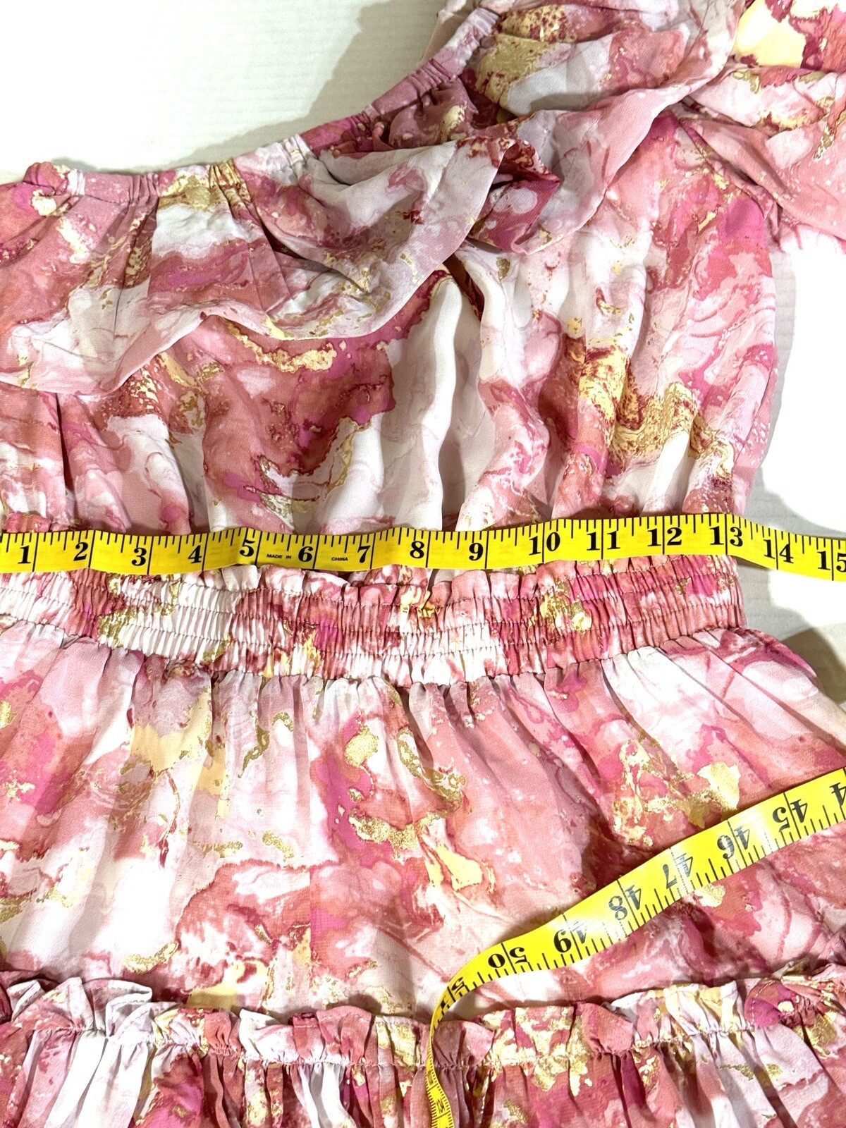 Buddy Love Sofia Zap One Shoulder Pink Dress Women Size Small NWT