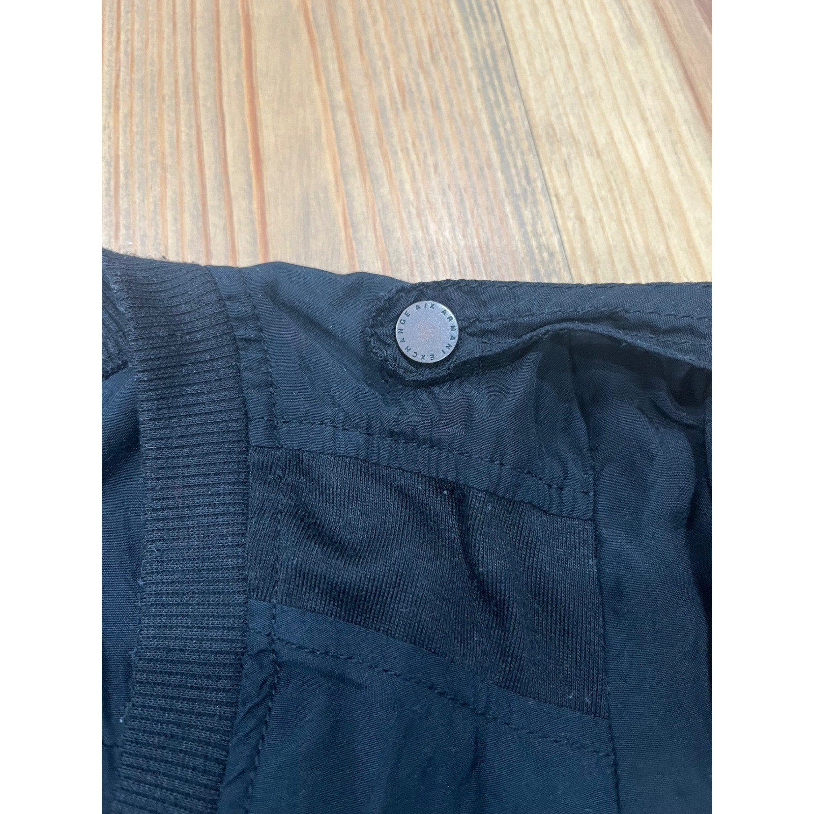 Armani Exchange Black Utility Style Front Drawstring Waist Dress Women’s Size 0