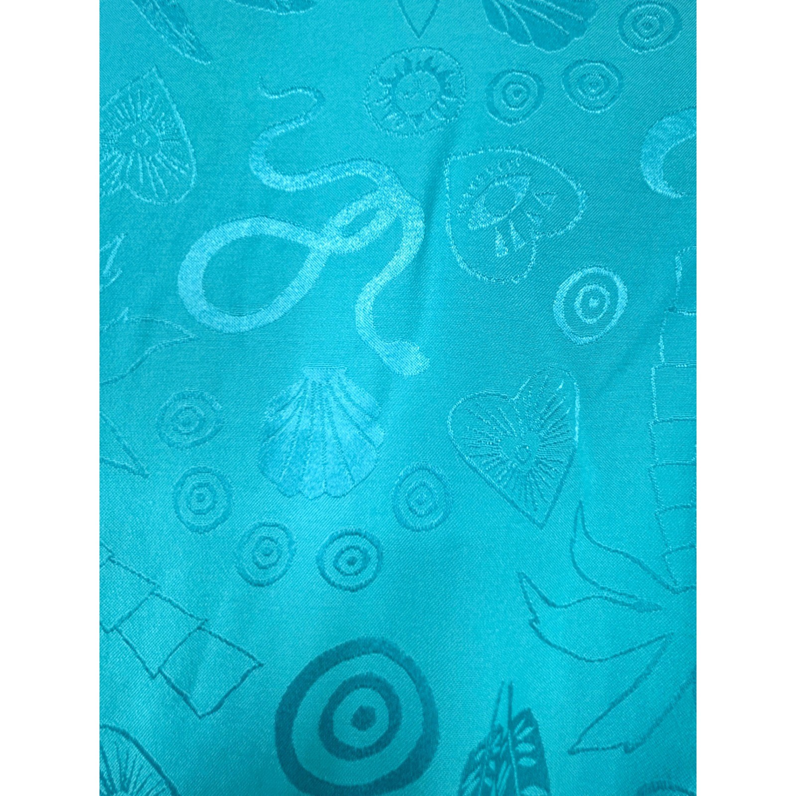 NEW Never Fully Dressed US Size 4 Blue Jacquard Wrap Mini Dress Celestial