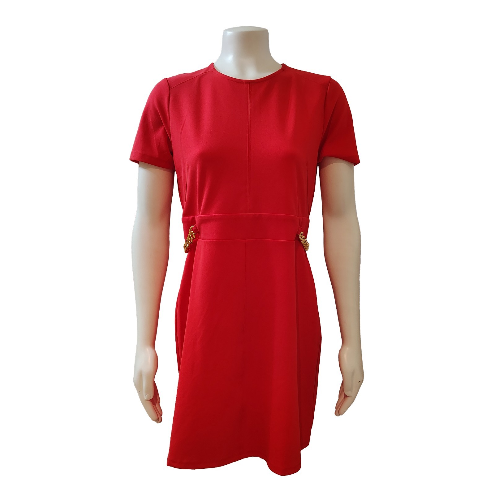 Michael Kors Womens Scuba Hardware Mini Sheath Dress
