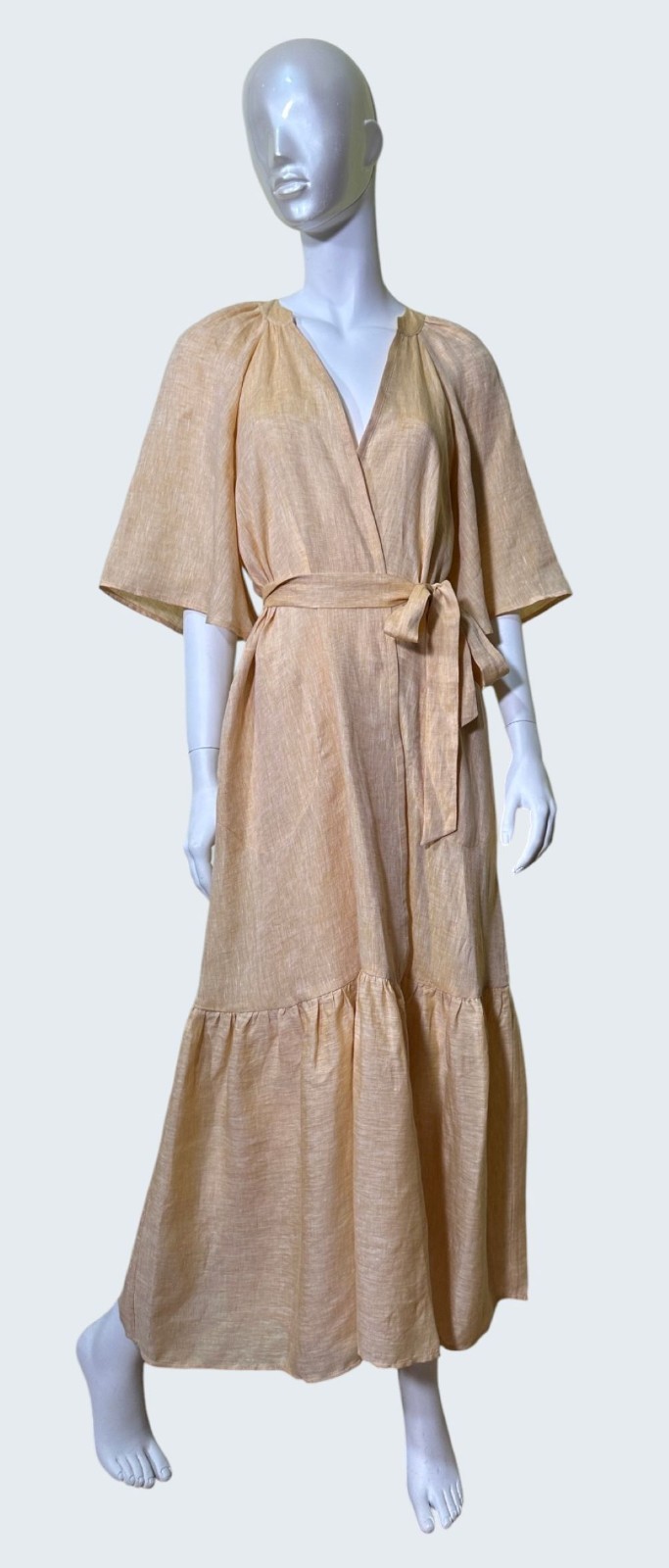 Eres Audacieuse Linen Dress Orange Collection 2026 Size S