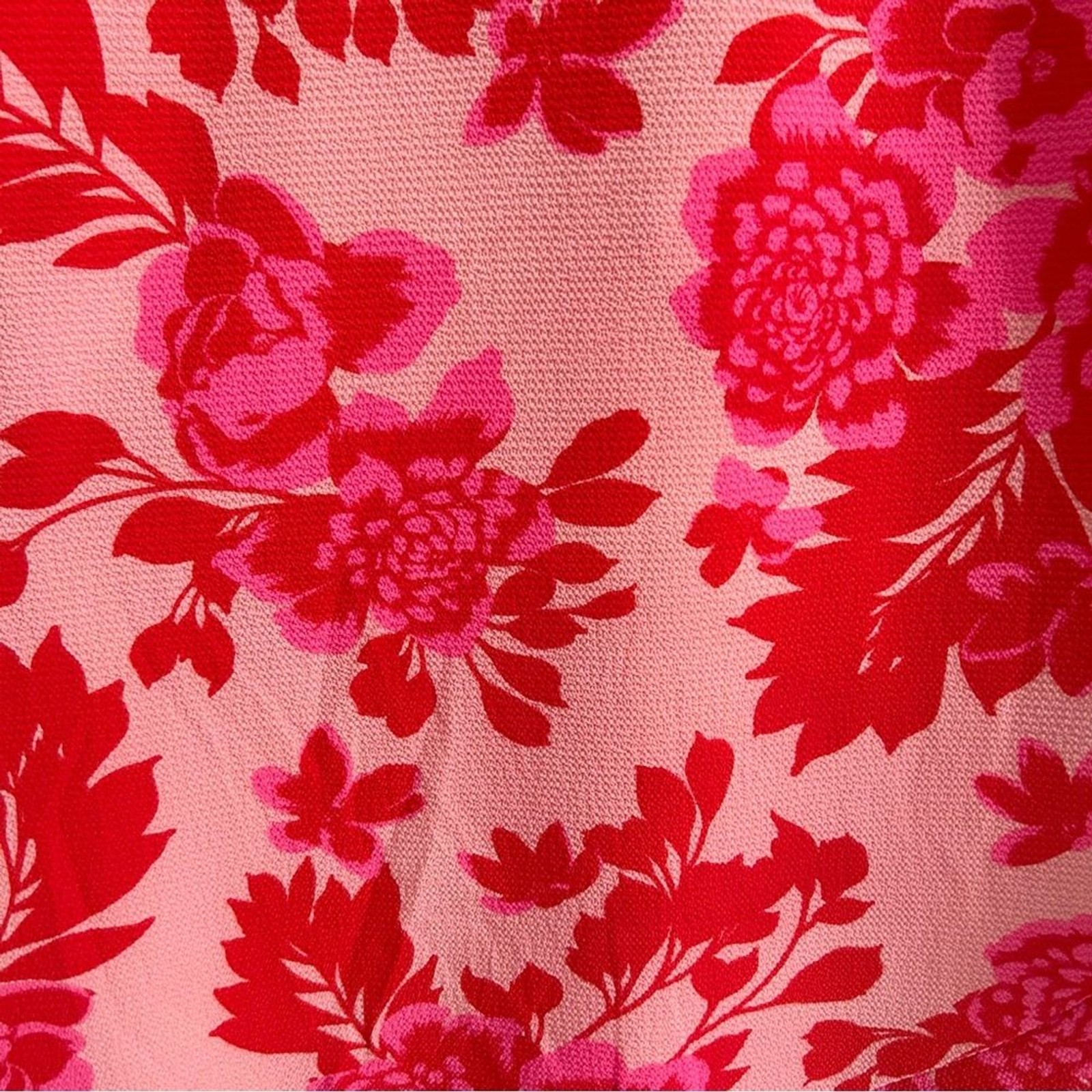 City Chic Trendy Plus Size Mini Dress in Scarlet Floral size Large/20 Faux Wrap