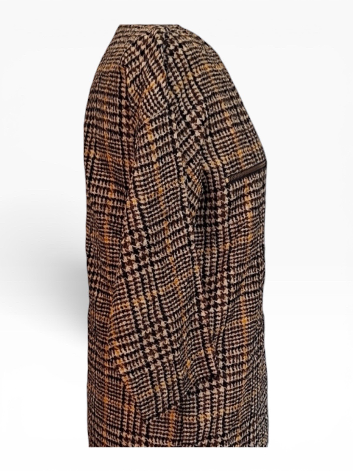 Archival Celine by Phoebe Philo 2011 Pre-Fall Silk Houndstooth Dress FR 34 US 2
