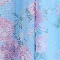 CITY STUDIO Womens Dress Blue Lined Corset Bodice Tie-sash Juniors 0