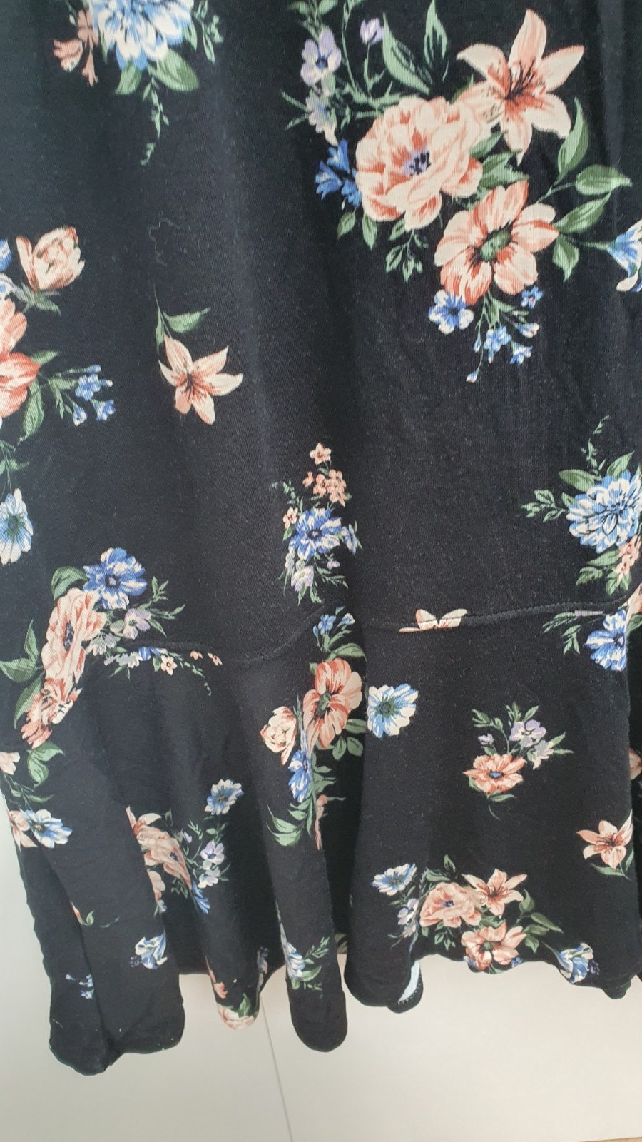 Du Jour Julia Roberts QVC Printed Jersey Dress Black Print New Size 10