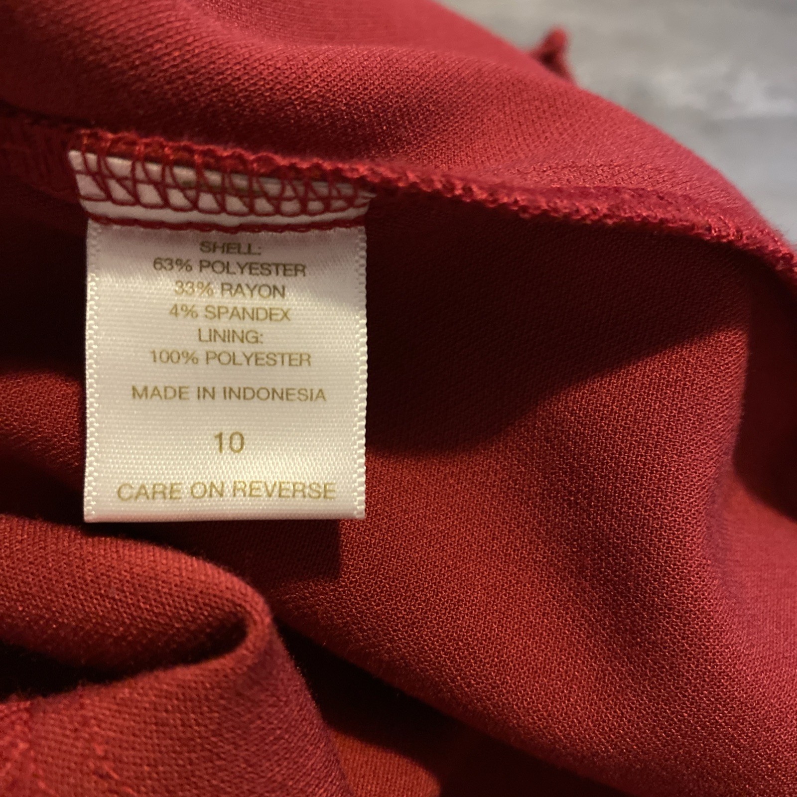 ***NWT***EVA MENDES FOR NEW YORK & COMPANY “MARISOL” MIDI RED DRESS SIZE 10