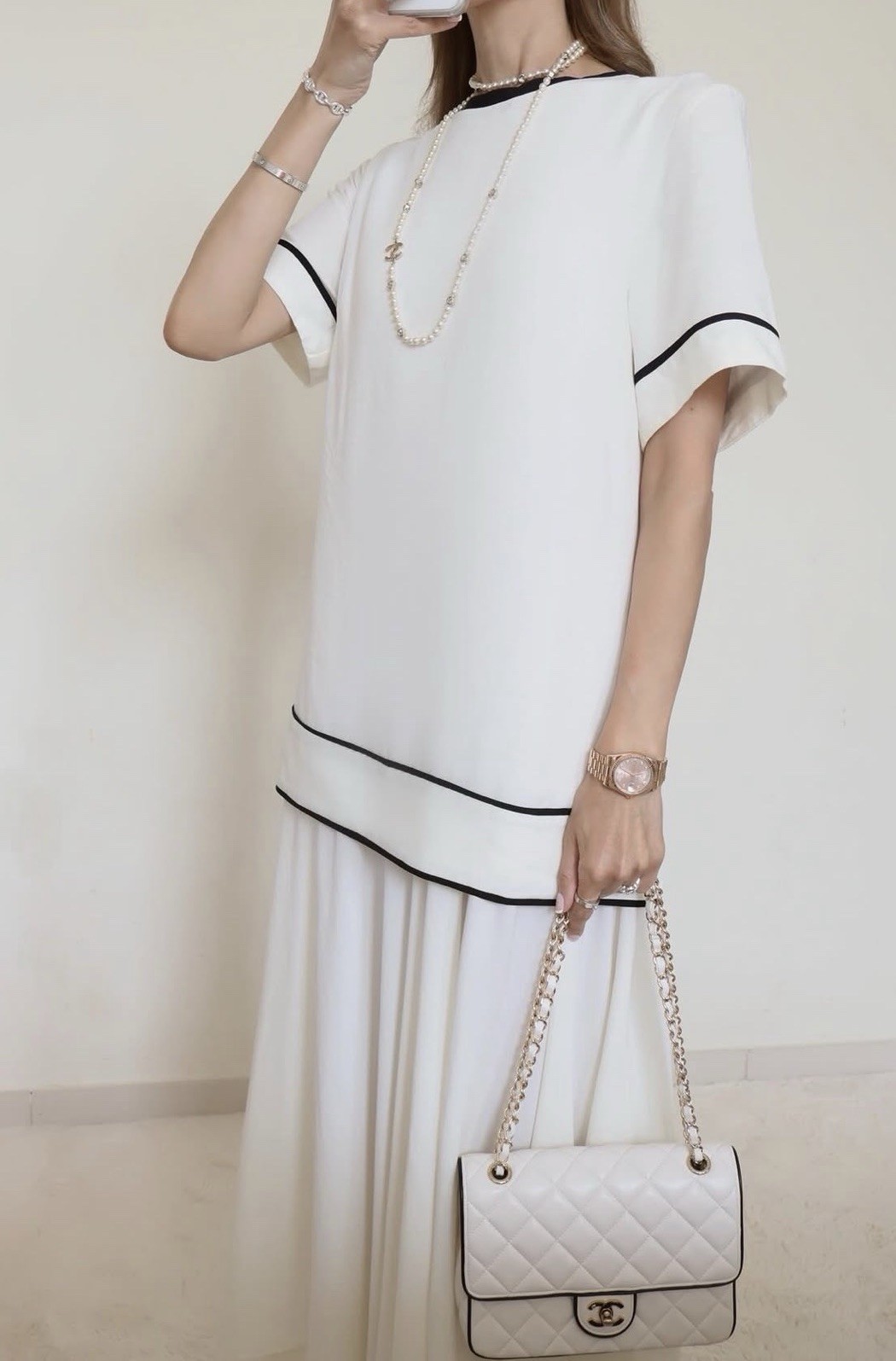 NWT H&M Layered-Look Dress S M L