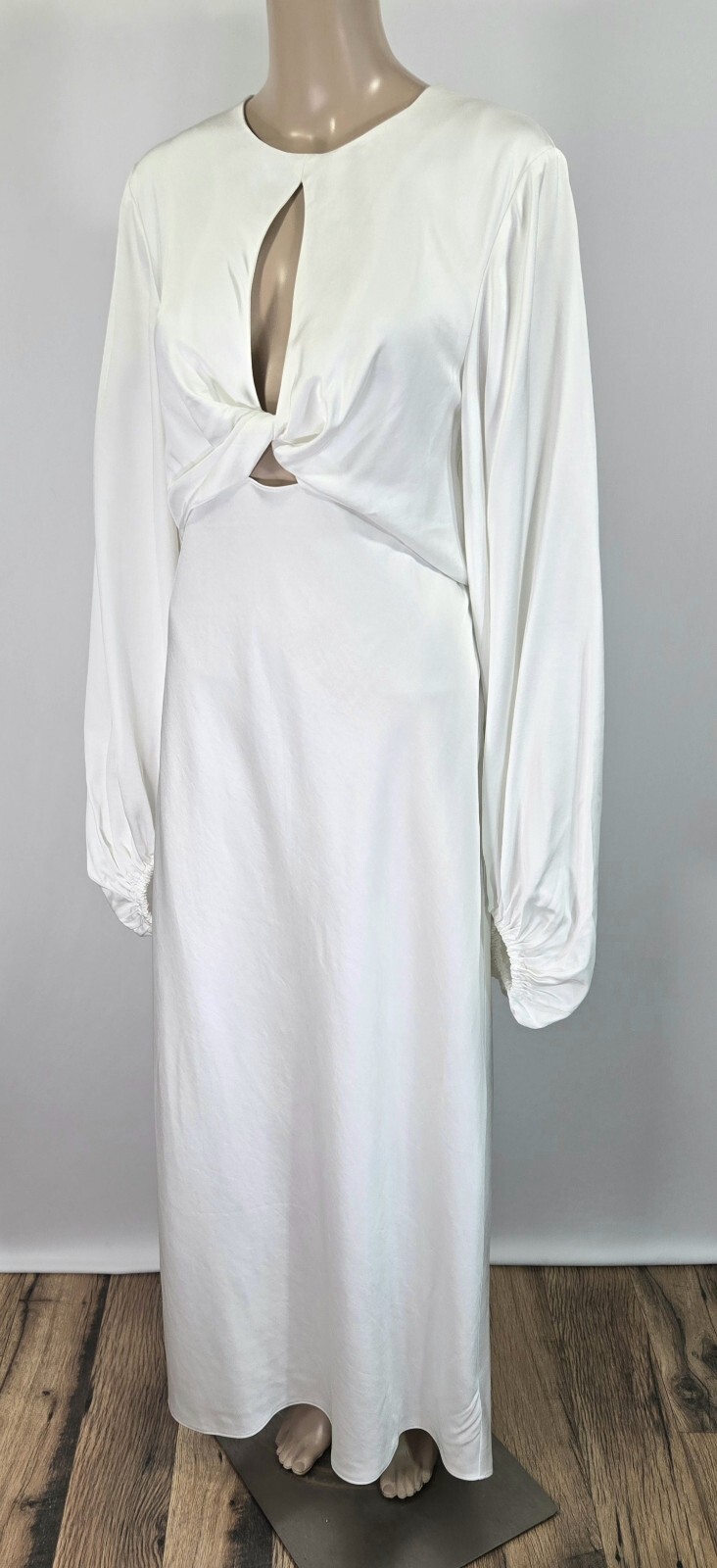 Anthropologie Significant Other Demi Long Sleeve Open-Back Dress, Size 10, NWT