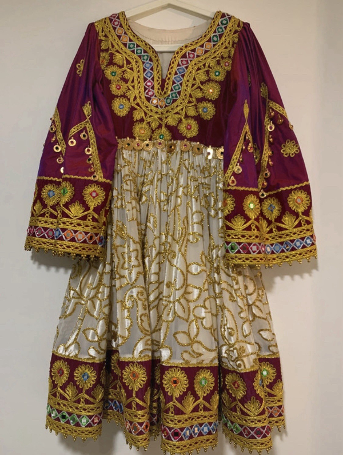 Afghan Traditional Dress Women’s Handmade charma kochi dress