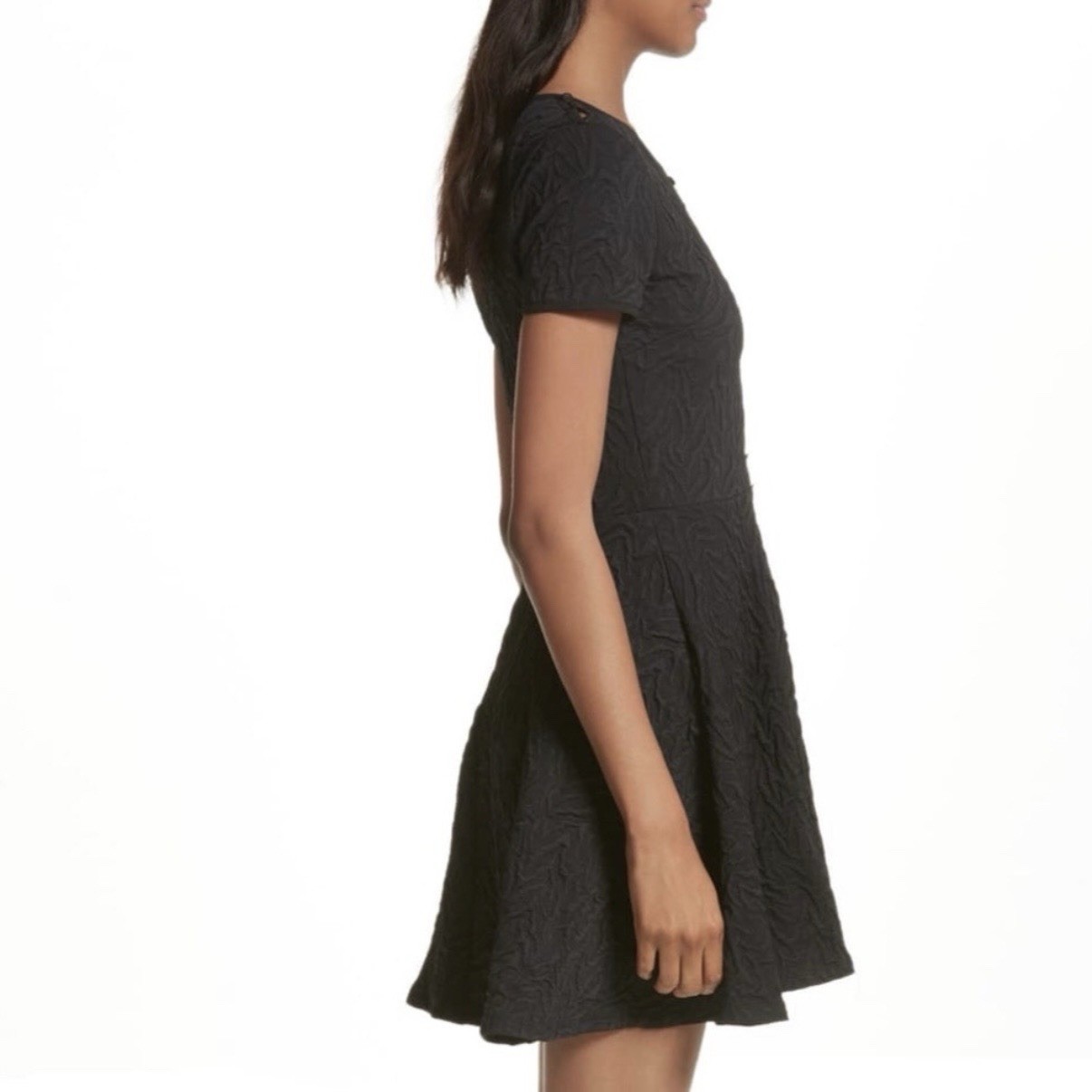 Opening Ceremony Desert Jacquard Flare Dress Black Size L