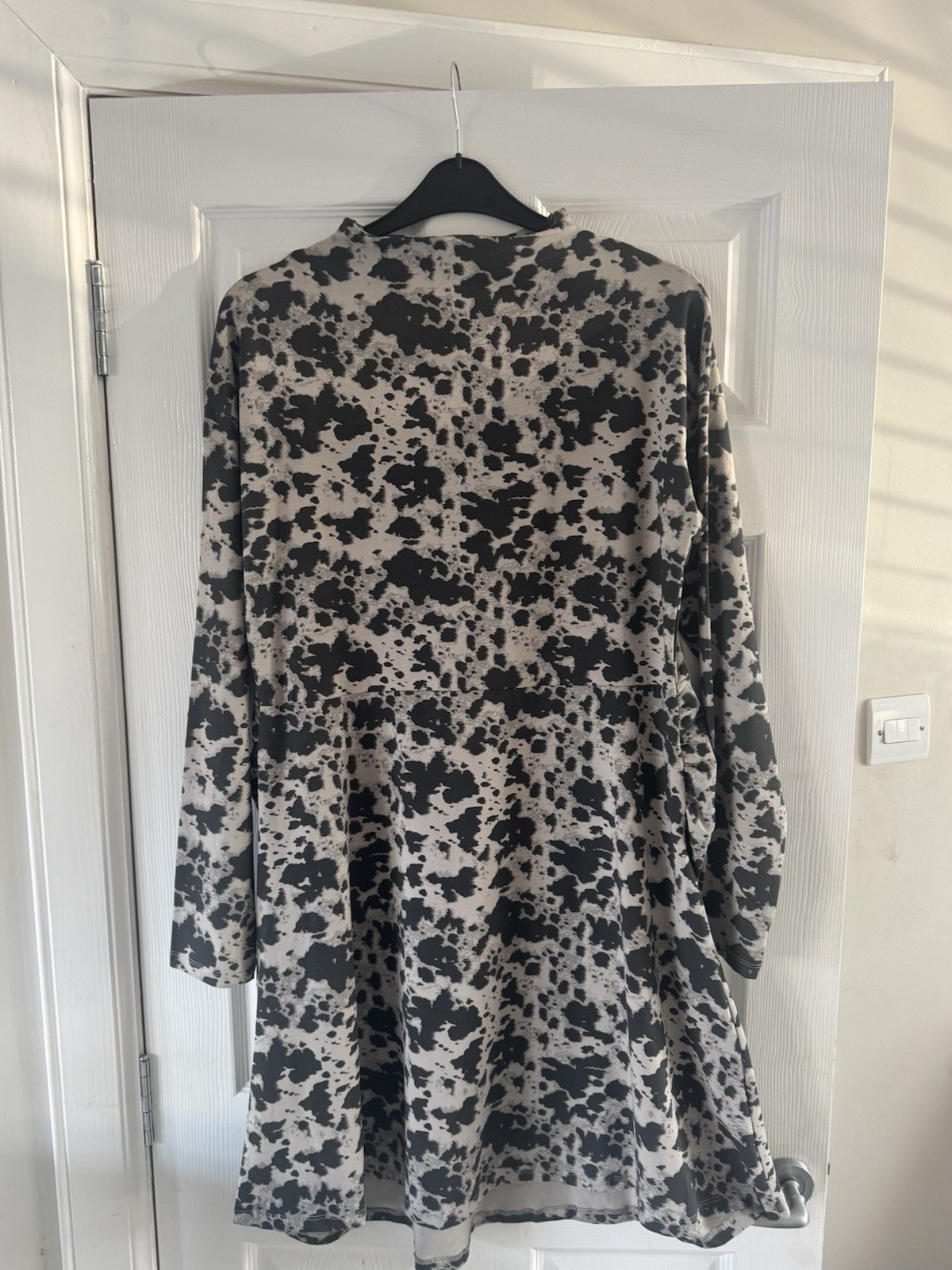 Ink splotch pattern Maternity Dress UK Size 12 NEW FREE POSTAGE
