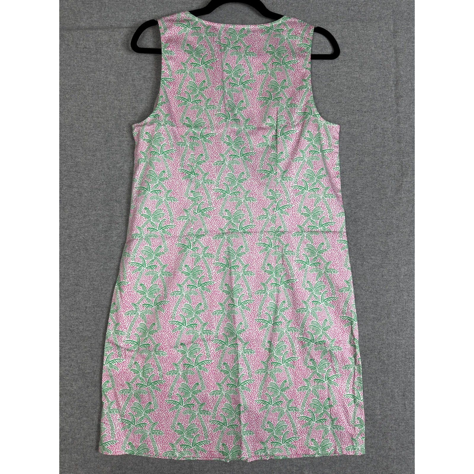 NEW C&C California Shift Dress Size 8 Pink Green Tropical Palm Tree Print