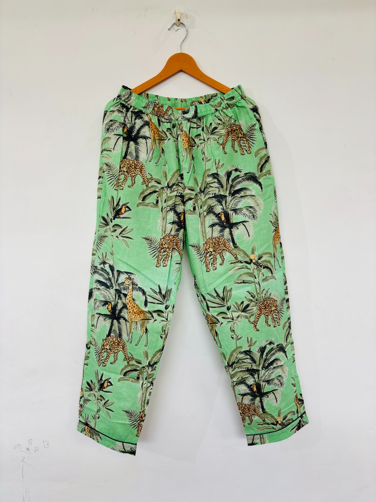 GiraffePrint Cotton Pajama Set:Summer Loungewear night wear for woman’s giftitem