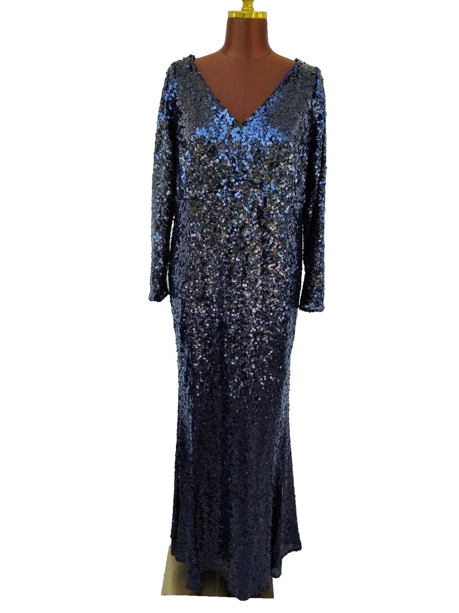 ✨MARINA RINALDI Long Embroidered Dress Plus Size MR 25= IT54, DE46, FR50, GB20