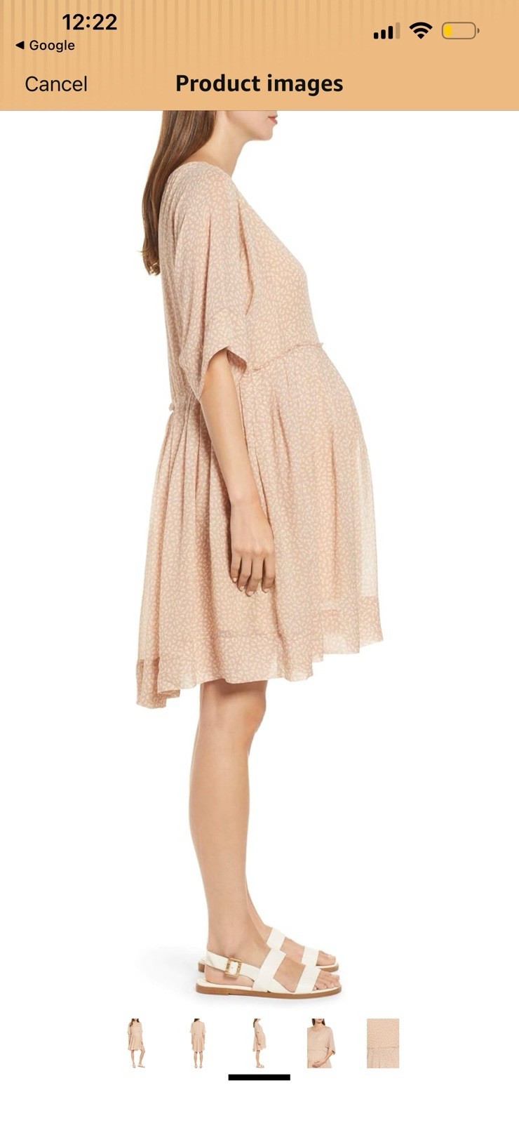 HATCH MATERNITY DRESS SIZE 0