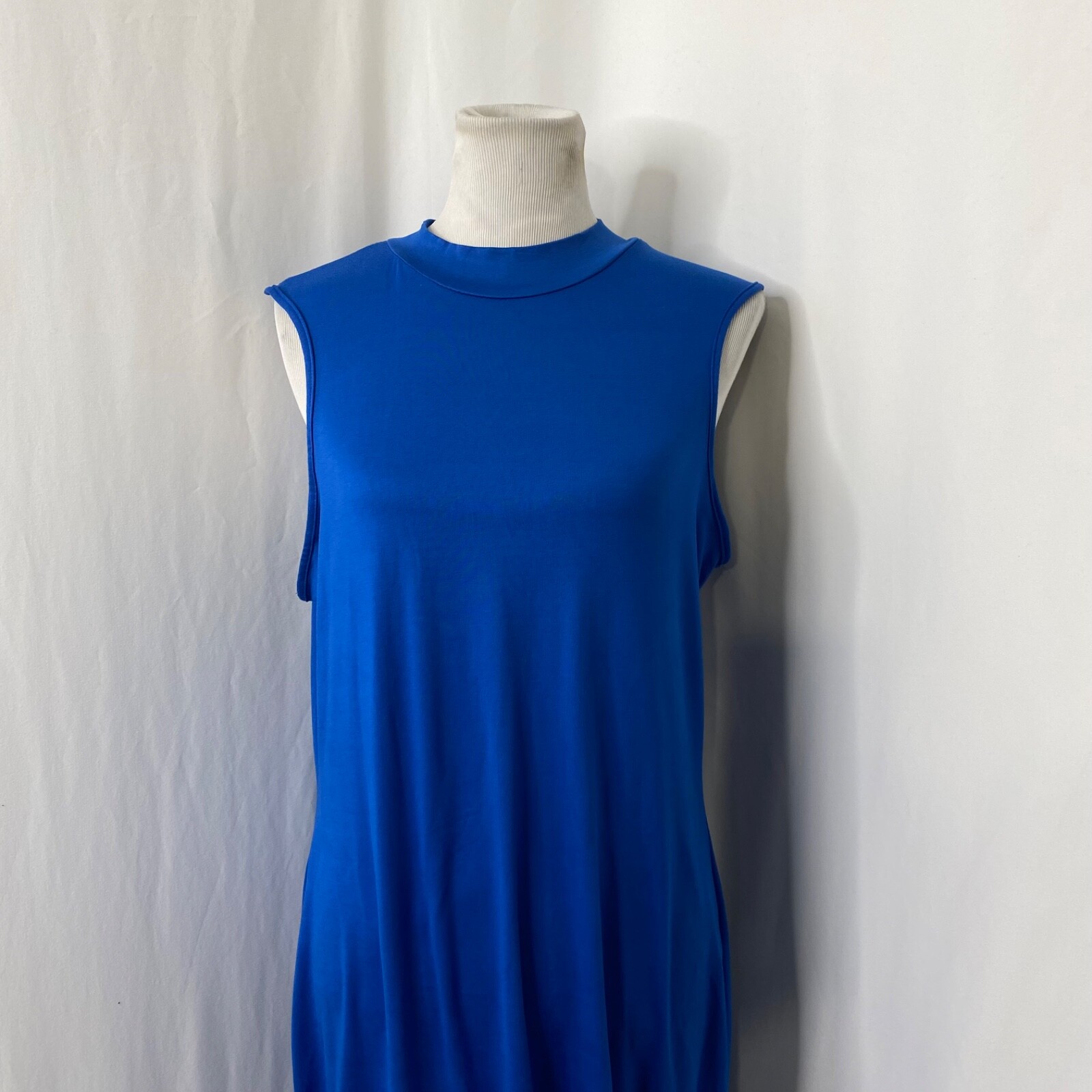 Absolutely Love It Dress Womens Size 2X Blue Light Weight Sleeveless