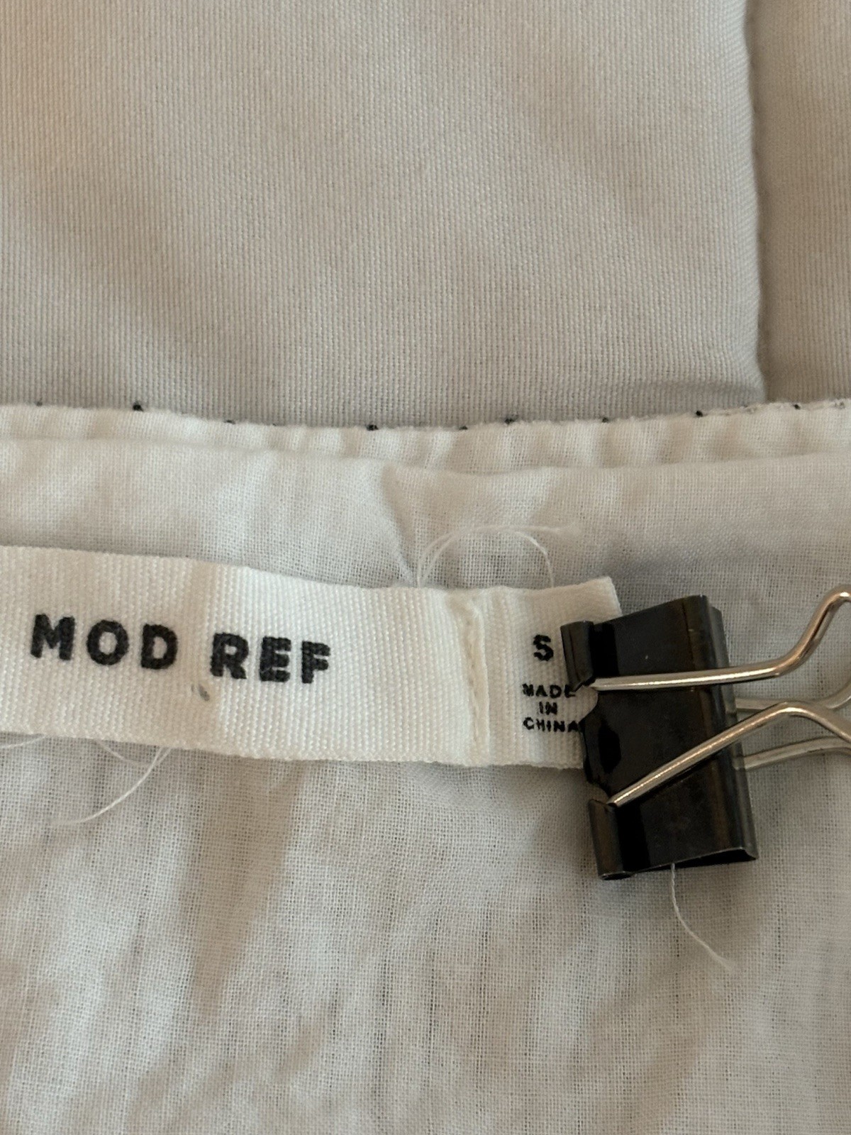 MOD REF SIZE SMALL WOMEN IVORY PINSTRIPED SHEER BOTTOM STRAPPY SUMMER DRESS