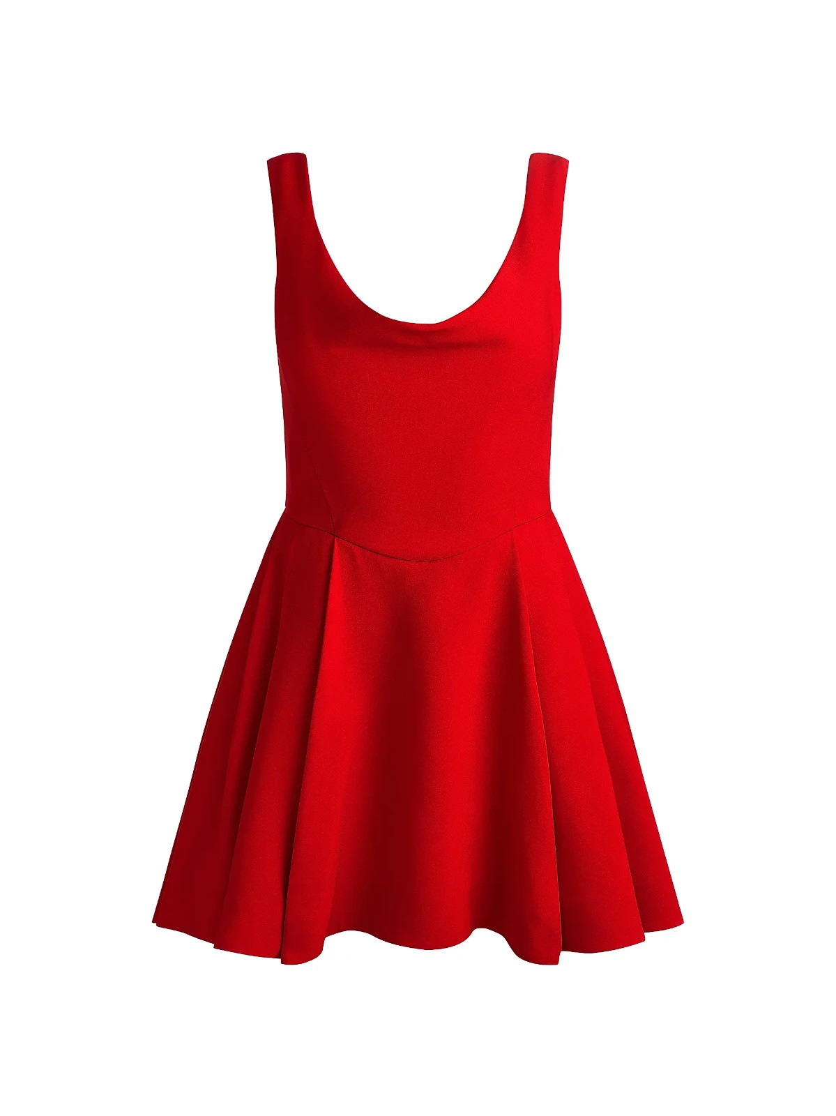 ALICE & OLIVIA (2) ESTRELLA CHILI PEPPER FIT N FLARE MINI DRESS NWT MSRP$550