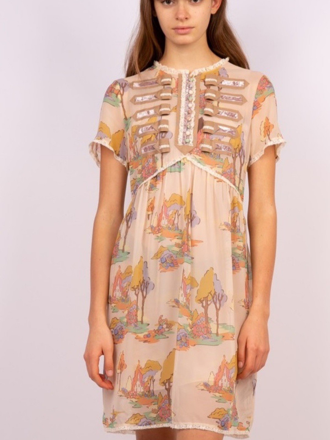 Coach Print Slip Dress Size 8(M)