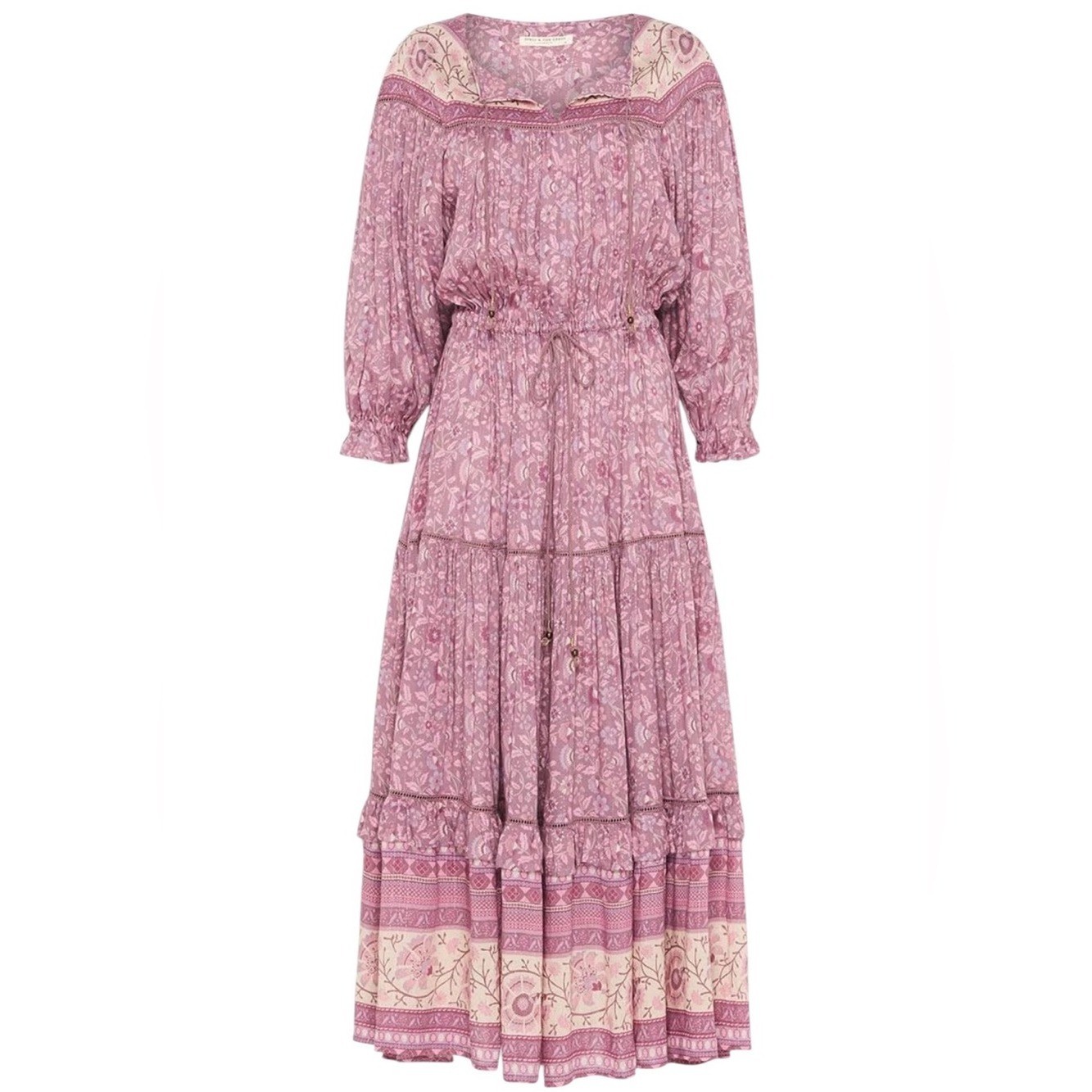 Spell & The Gypsy Collective Dahlia Gown in Mulberry Size Small