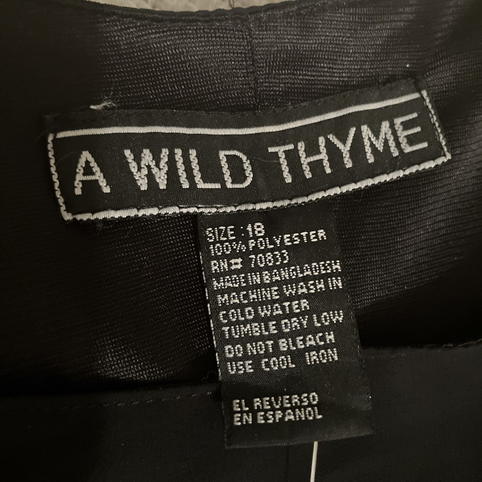 A Wild Thyme Sleeveless Side Slit Long Maxi Black Dress Size 18 Lined Round Neck