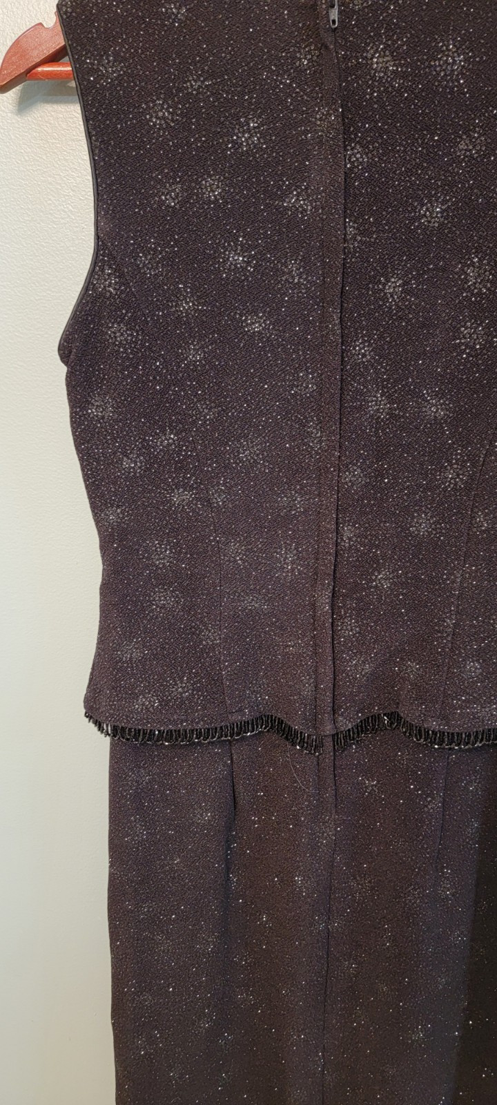 Vintage Scott McClintock Millennium 2000 Rare Elegant Star Gaze Dress Size 10