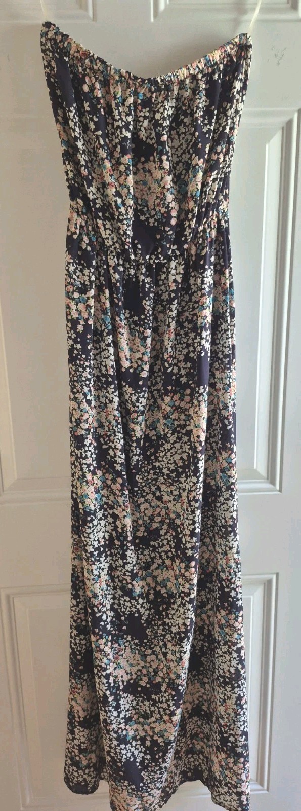 CREPAS Maxi Strapless Sundress – M – Blouson Top w/Elasticized Waist, Lining
