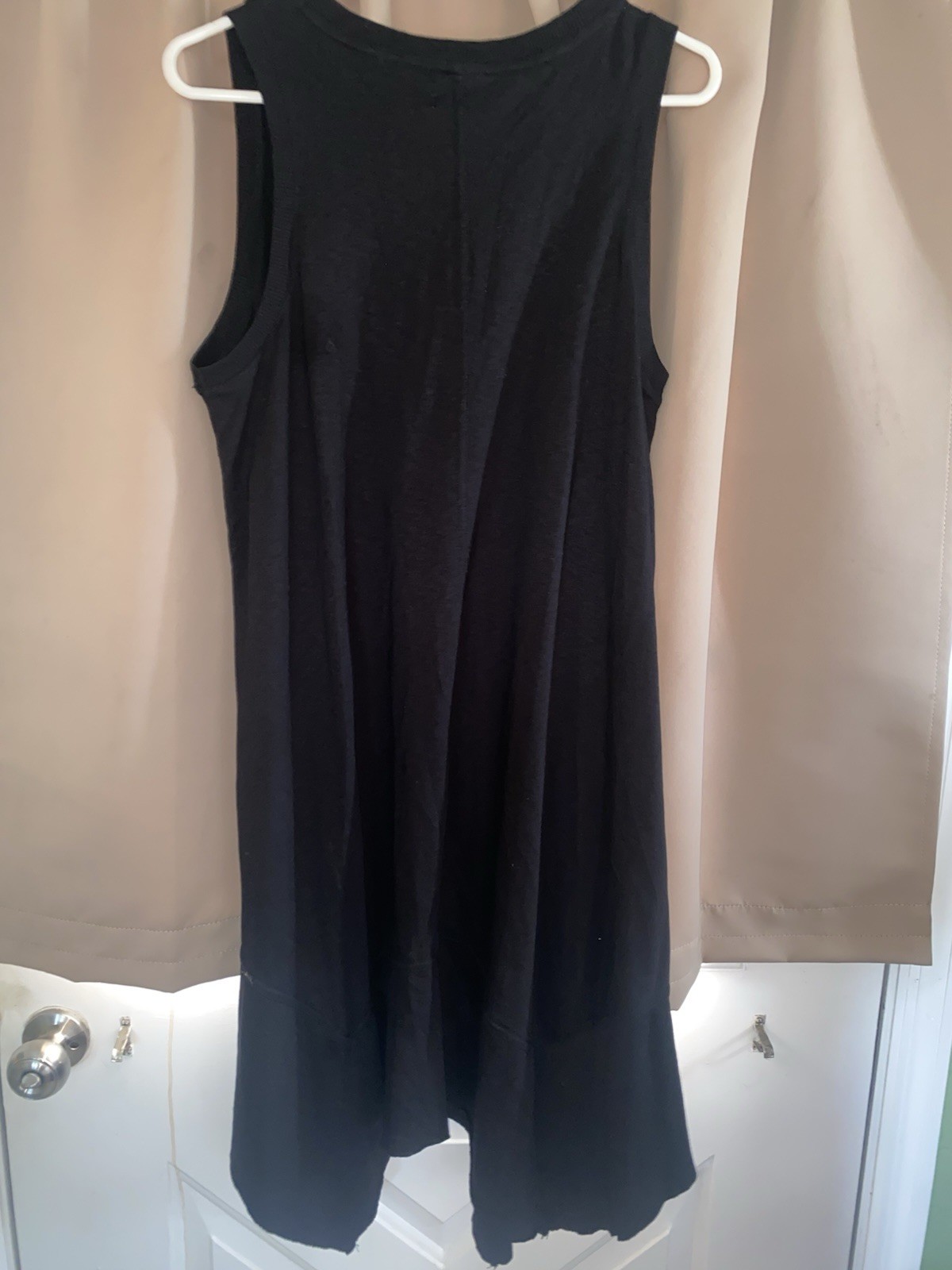 New Directions Women’s Solid Black Sleeveless Crew Neck dress, XL Regular