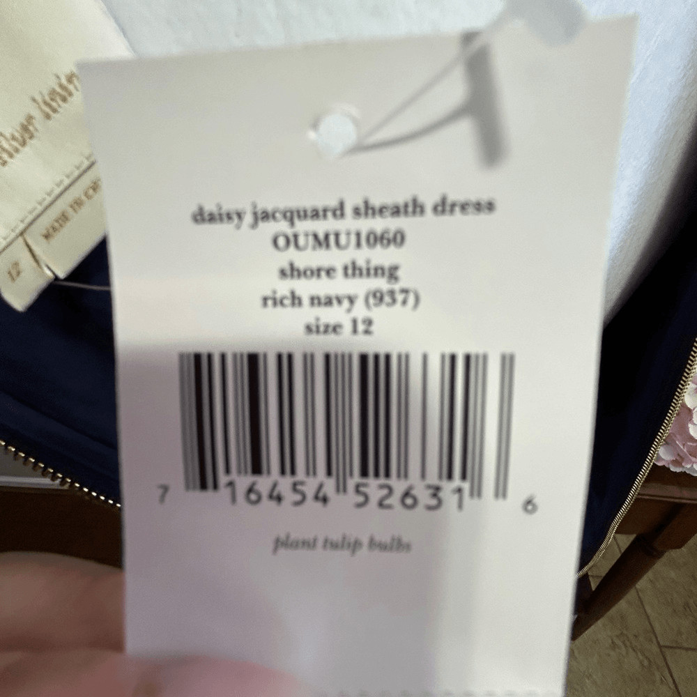 Kate Spade Blue and Red Sleeveless V-Neck Sheath