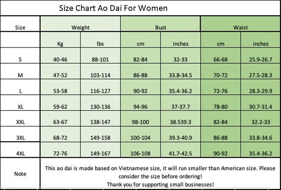 Premium Vietnamese Double Layers High Quality Silk Ao Dai