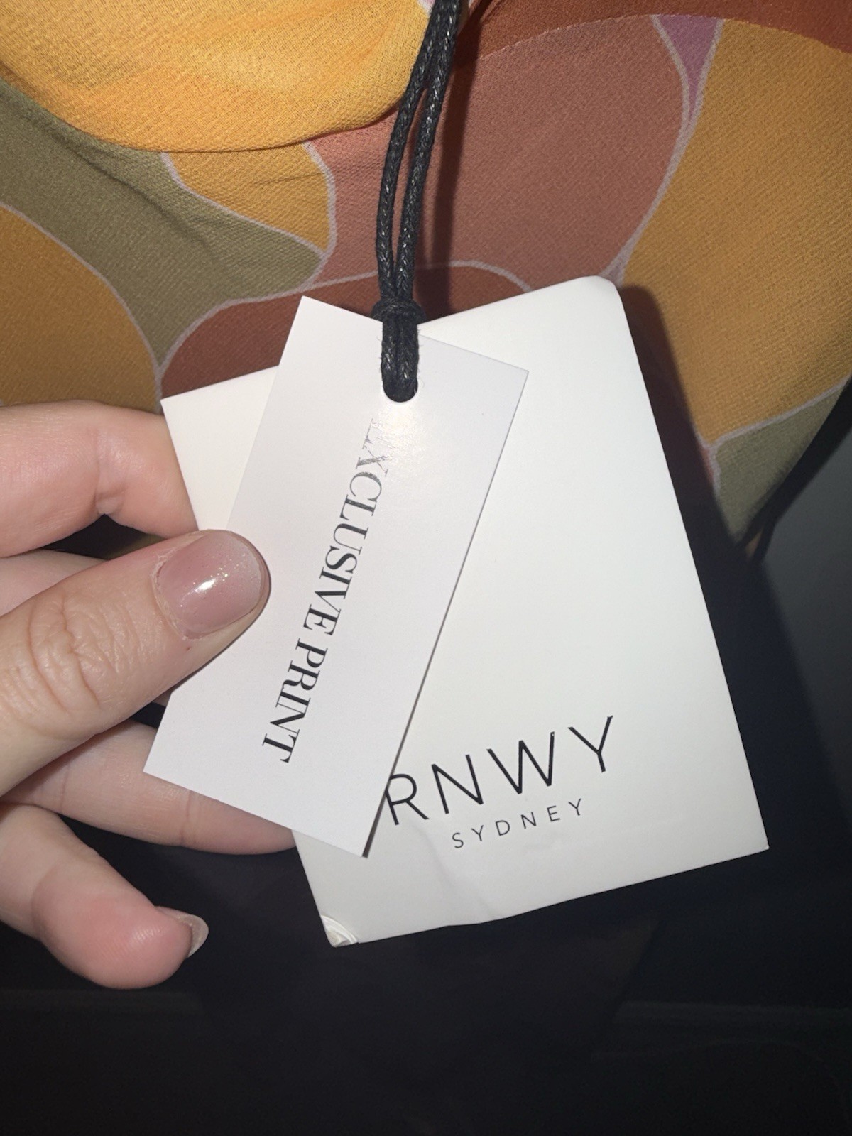 NWT Runaway The Label Sienna Multicolour Slip Dress Maxi summer size 6 / Medium