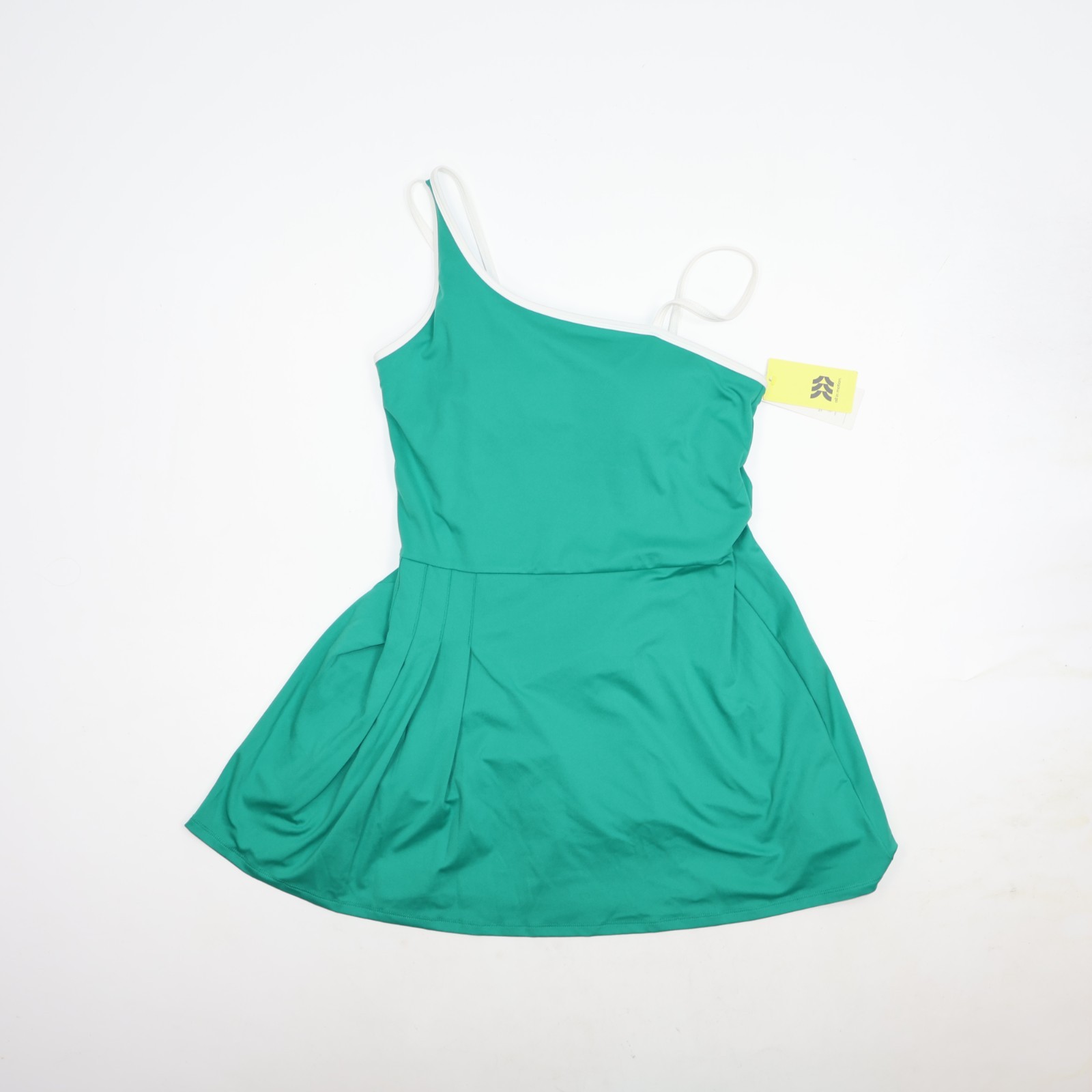All in Motion Athletic Dress Shelf Bra Asymmetrical One Shoulder Size M Medium