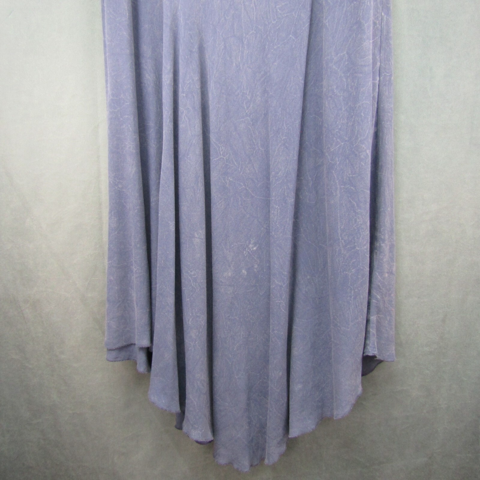 Anthropologie Saturday Sunday Weathered Blue Midi Dress Size XS Asym Hem New Tag