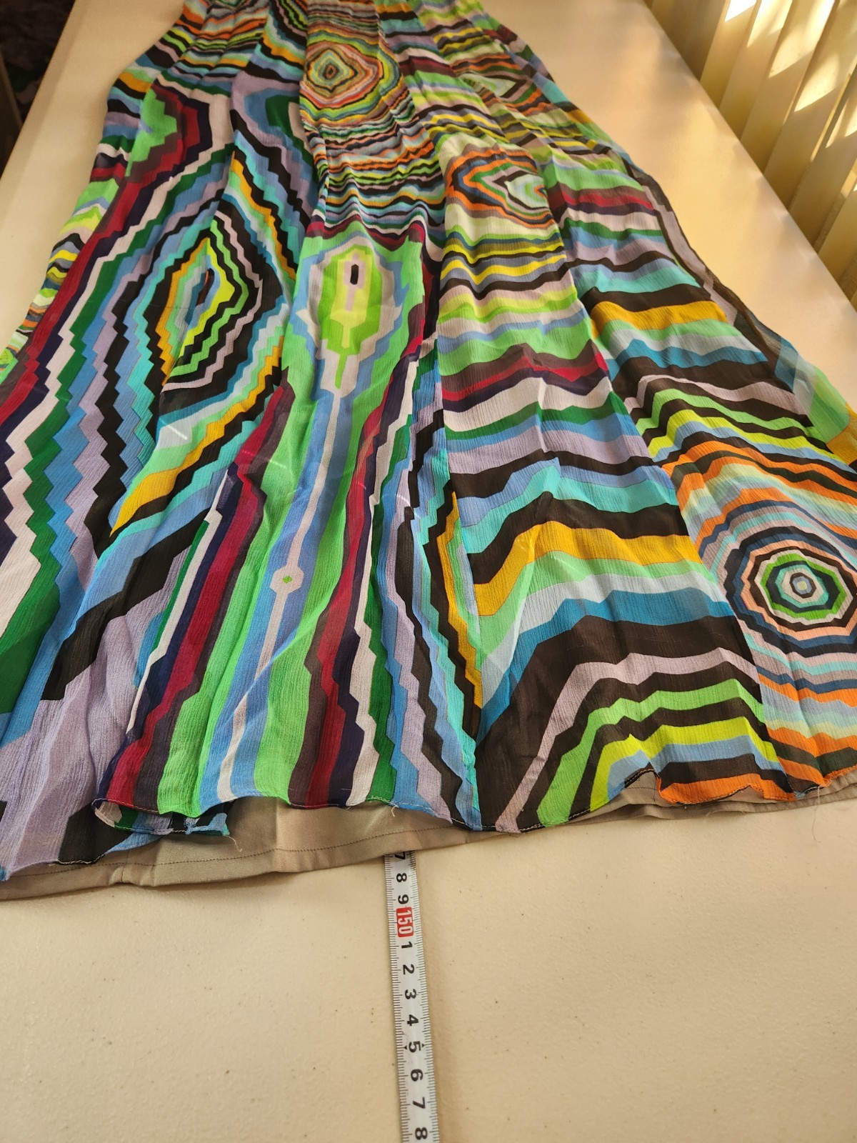 Scanlan Theodore Multicolour Sleeveless Silk Lined Maxi Dress Size 8