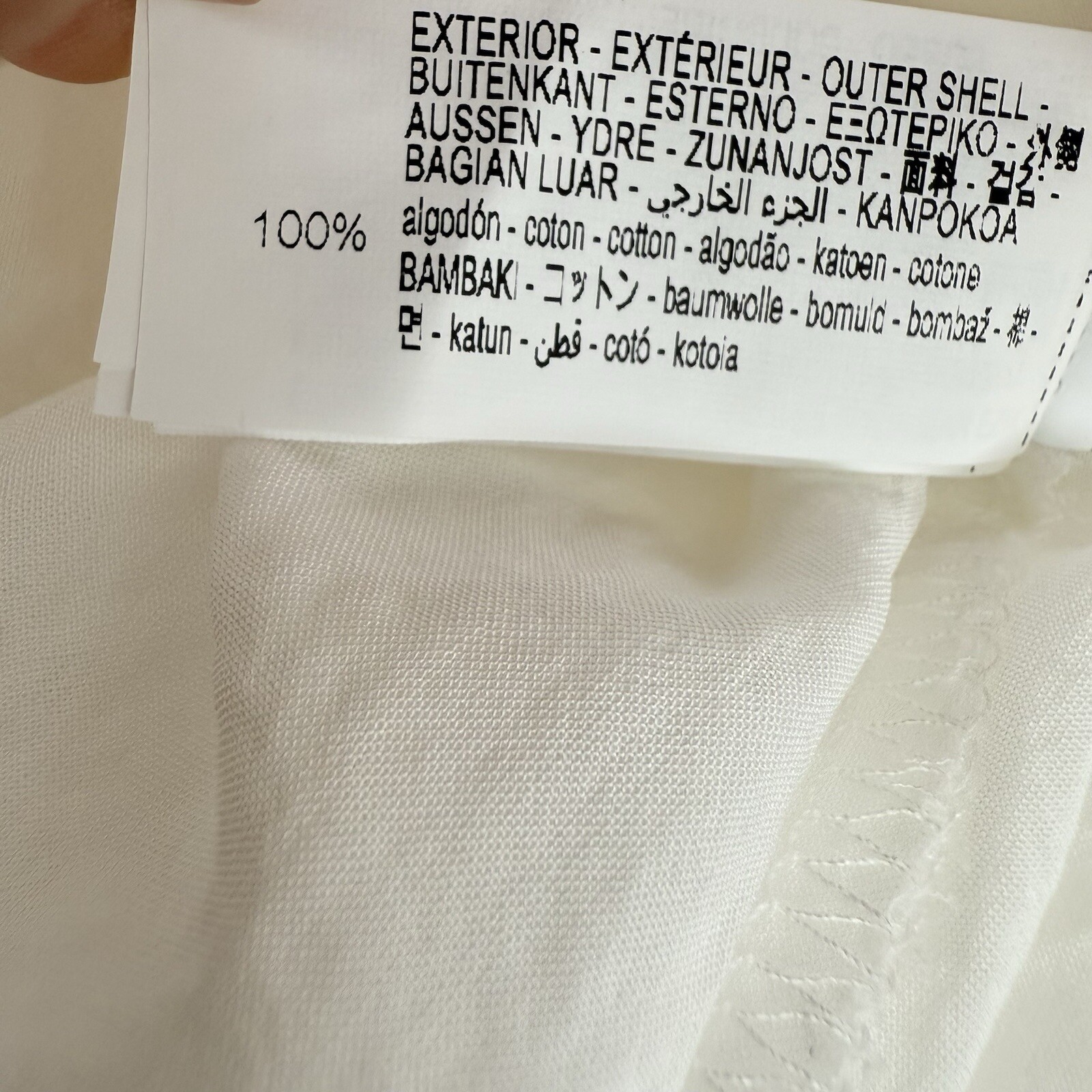ZARA Openwork Embroidered Eyelet Midi Dress L White Sleeveless V Neck Feminine