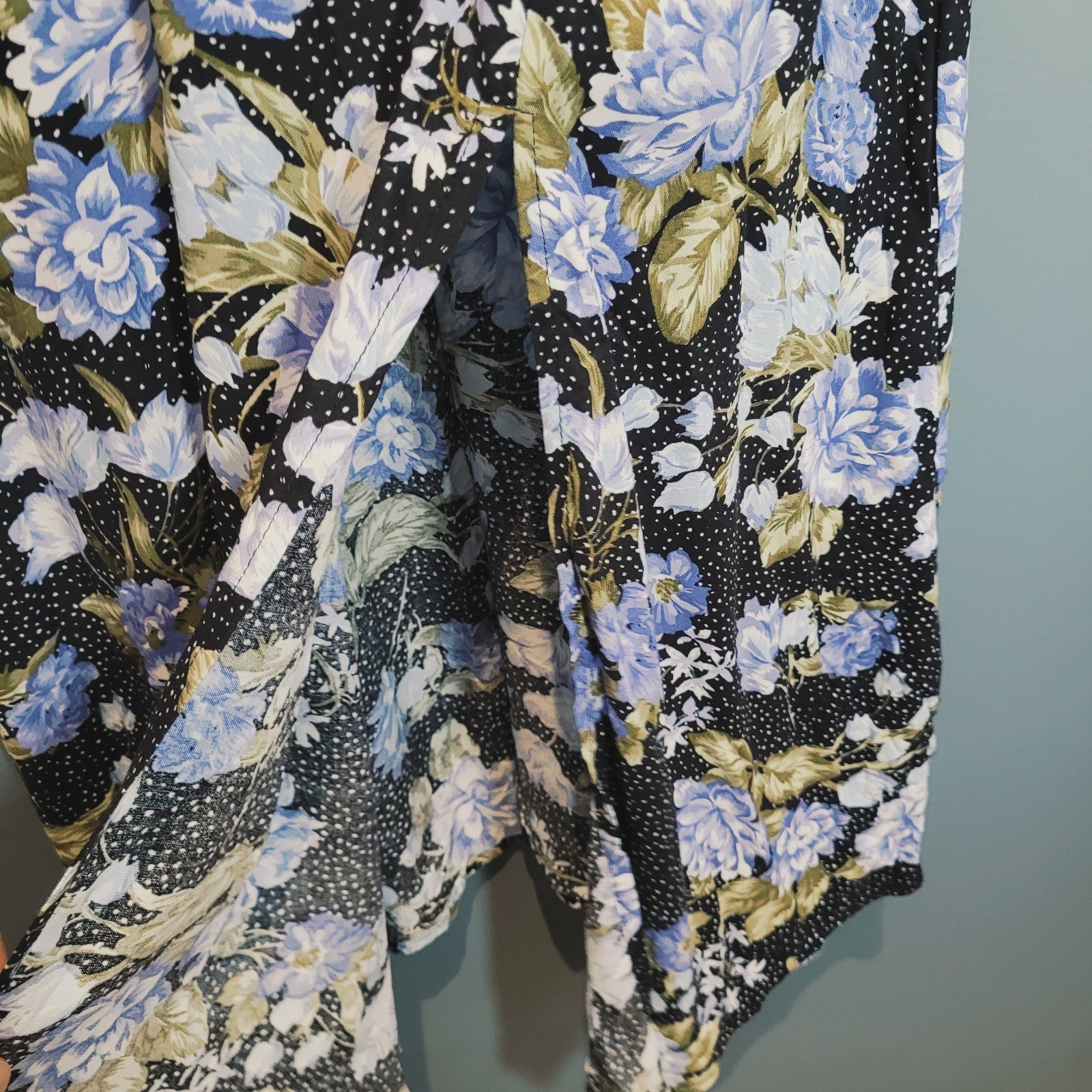BNWT NEW MISS SELFRIDGE DRESS 10 SHIFT BLUE BLACK FLORAL LONG SUMMER CT900