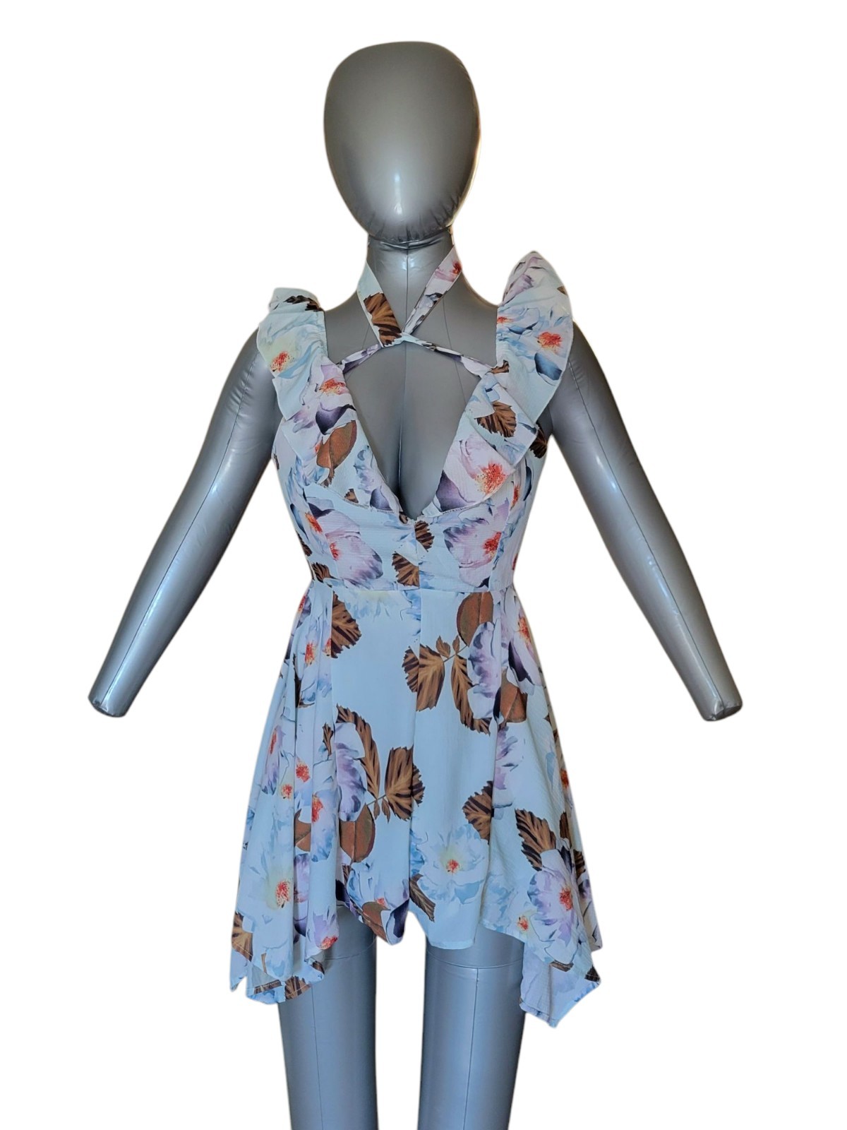 Solaris Style Floral Romper Size S