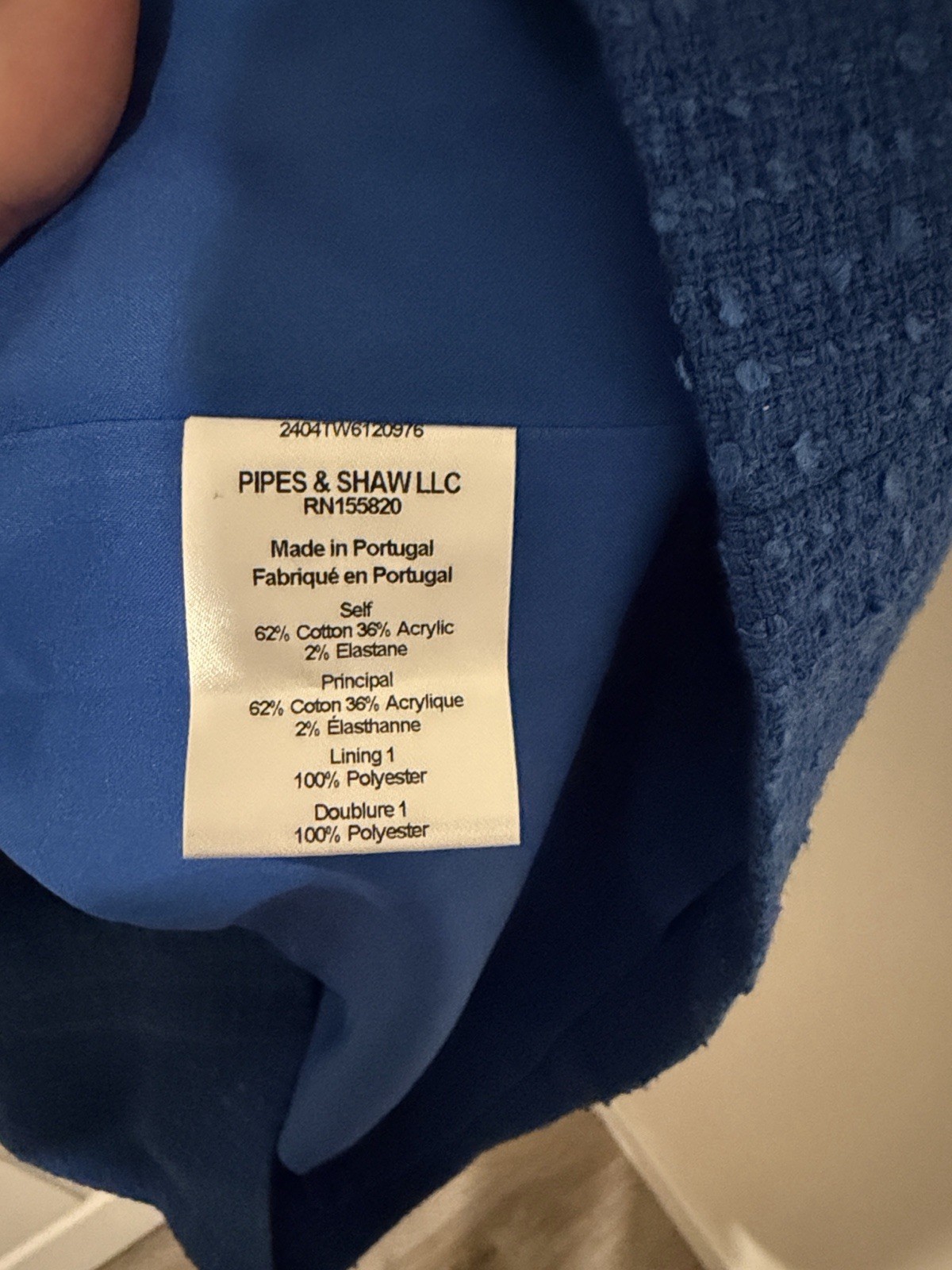 Veronica Beard Sabra Sheath Dress 16 Blue Tweed Square Neck Lined Zip