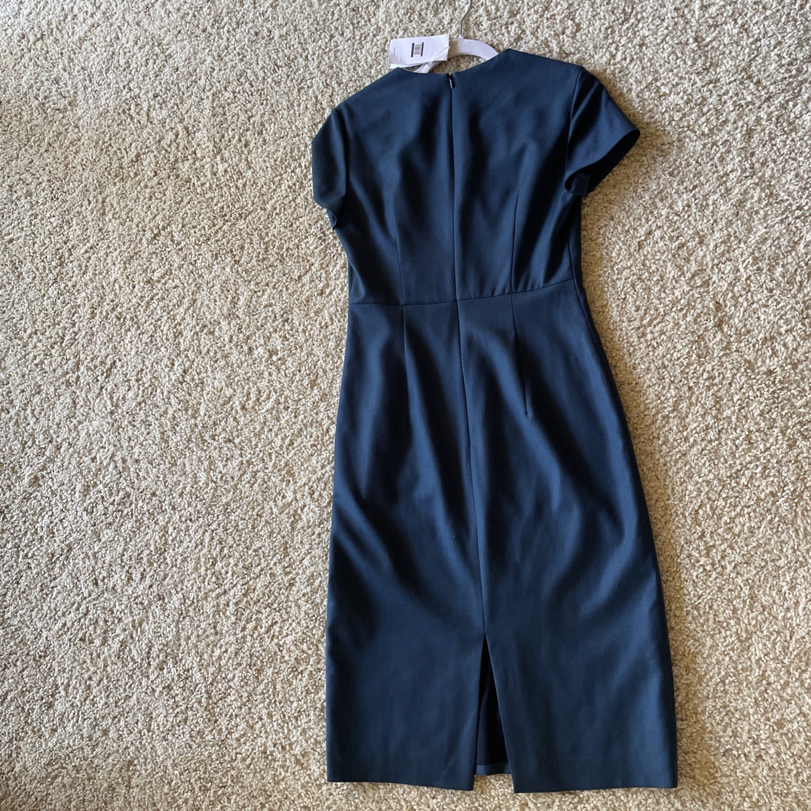 Hugo Boss Women’s Danati 100% Wool Short Sleeve Pencil Dress US 6 IT 42