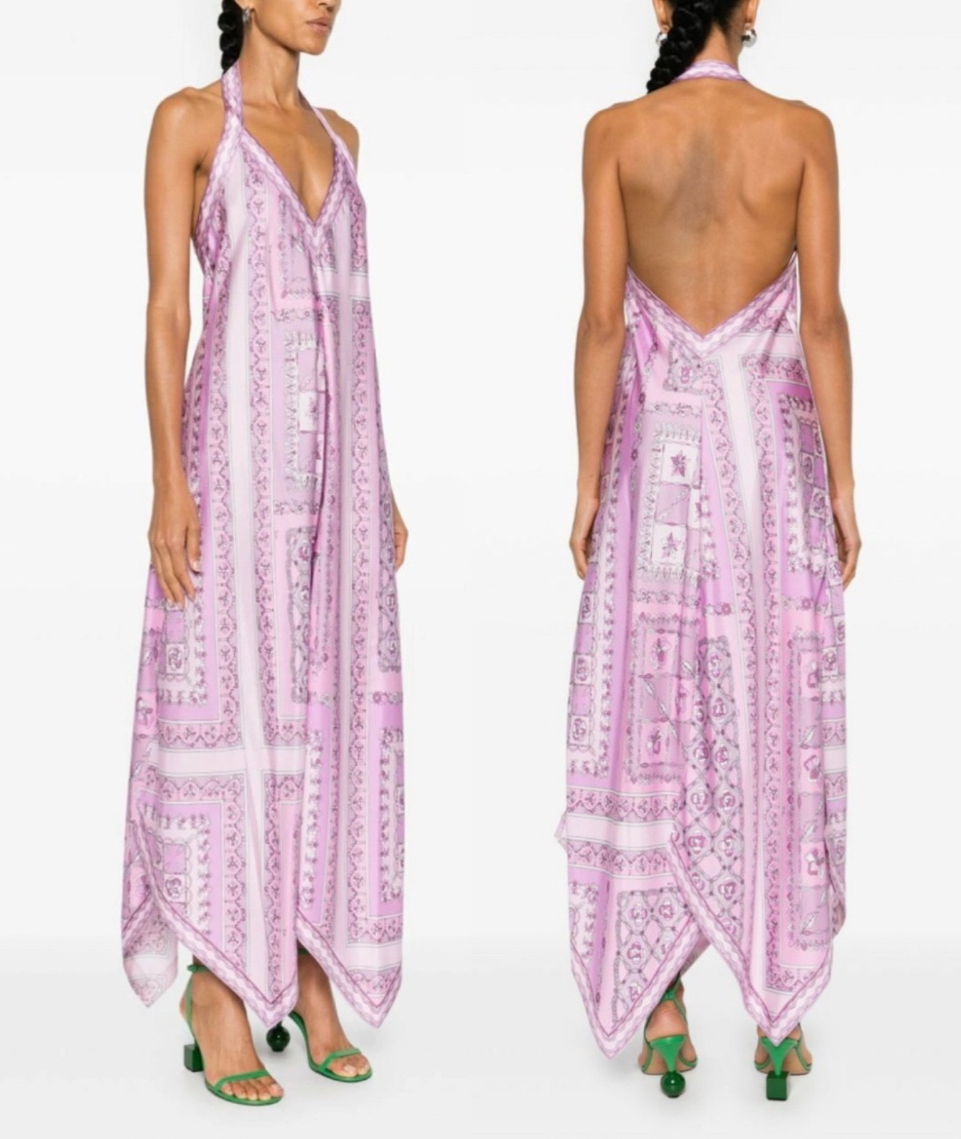 Emilio Pucci Festa Print Maxi Dress, IT 40/US 4