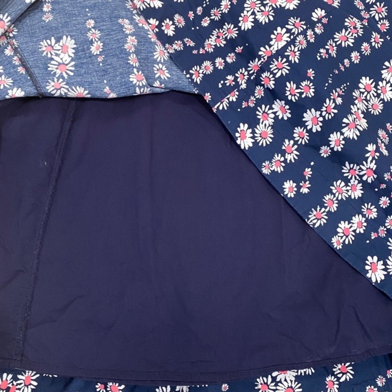 Boden Small Dress Cotton 4 Retro Classic Wedding guest 50s Pinup Cottage Daisies