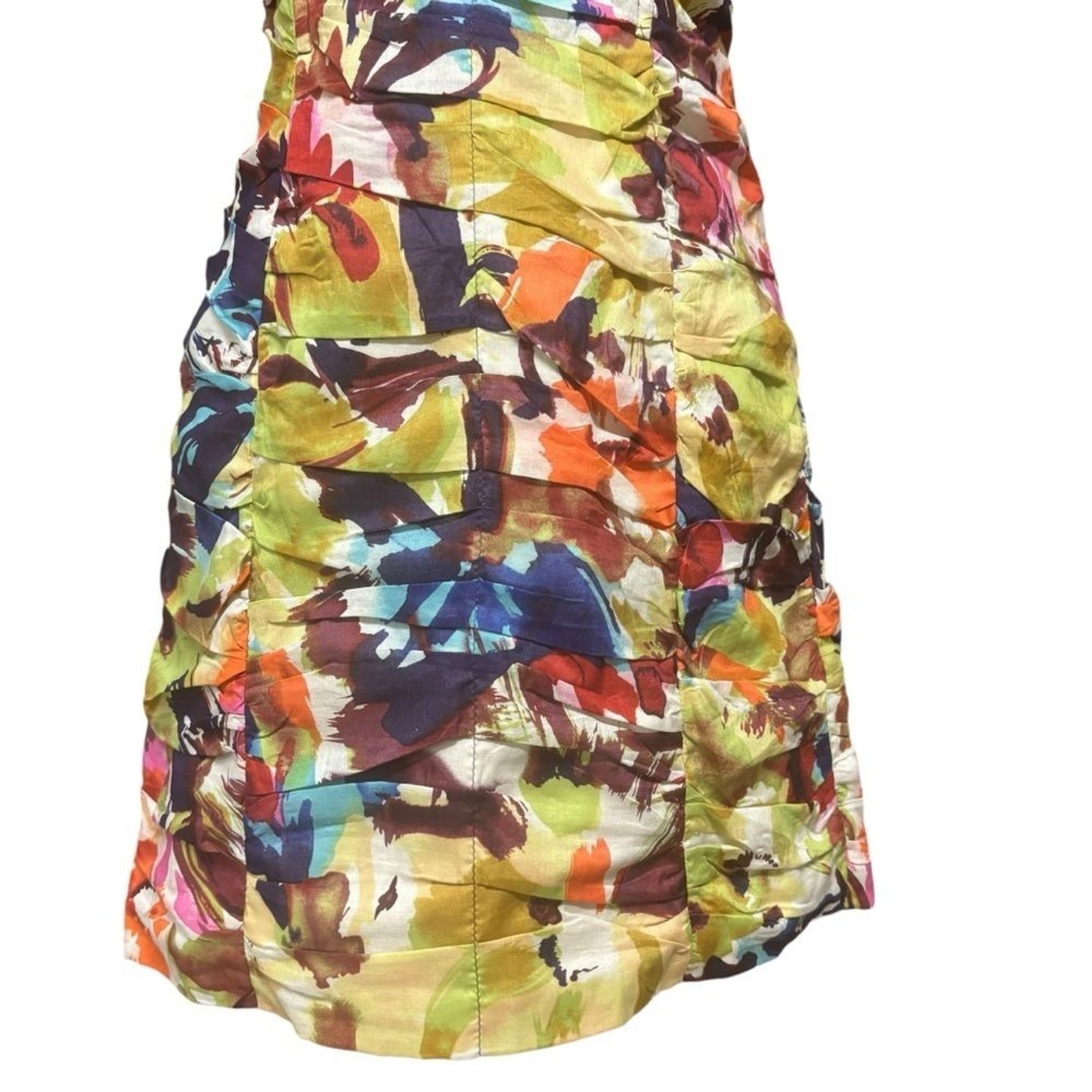 BB DAKOTA STRAPLESS RUCHED LINED MINI DRESS SIZE 8