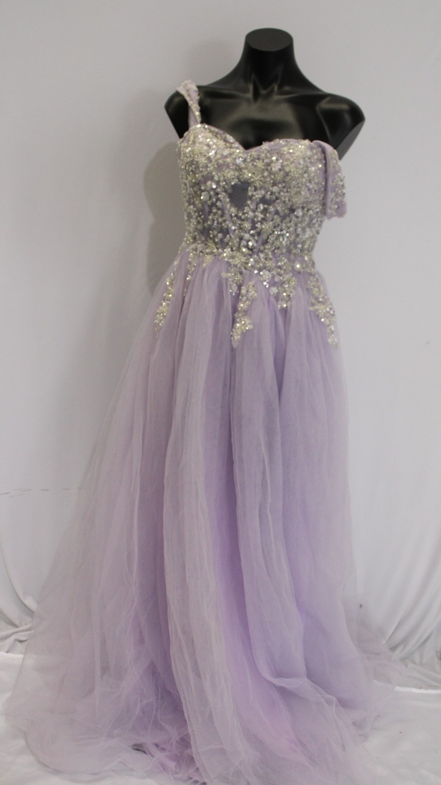 Vip Girl Women’s Sleeveless Sequin Chiffon Dress AP2 Purple Size: (US:4)