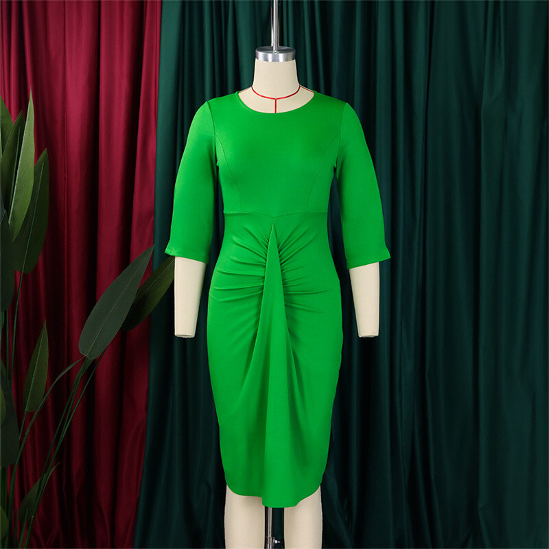 Large Size Dress Clothing Temperament Ol Ruffle Hip Fashion Women’s Pencil Skirt