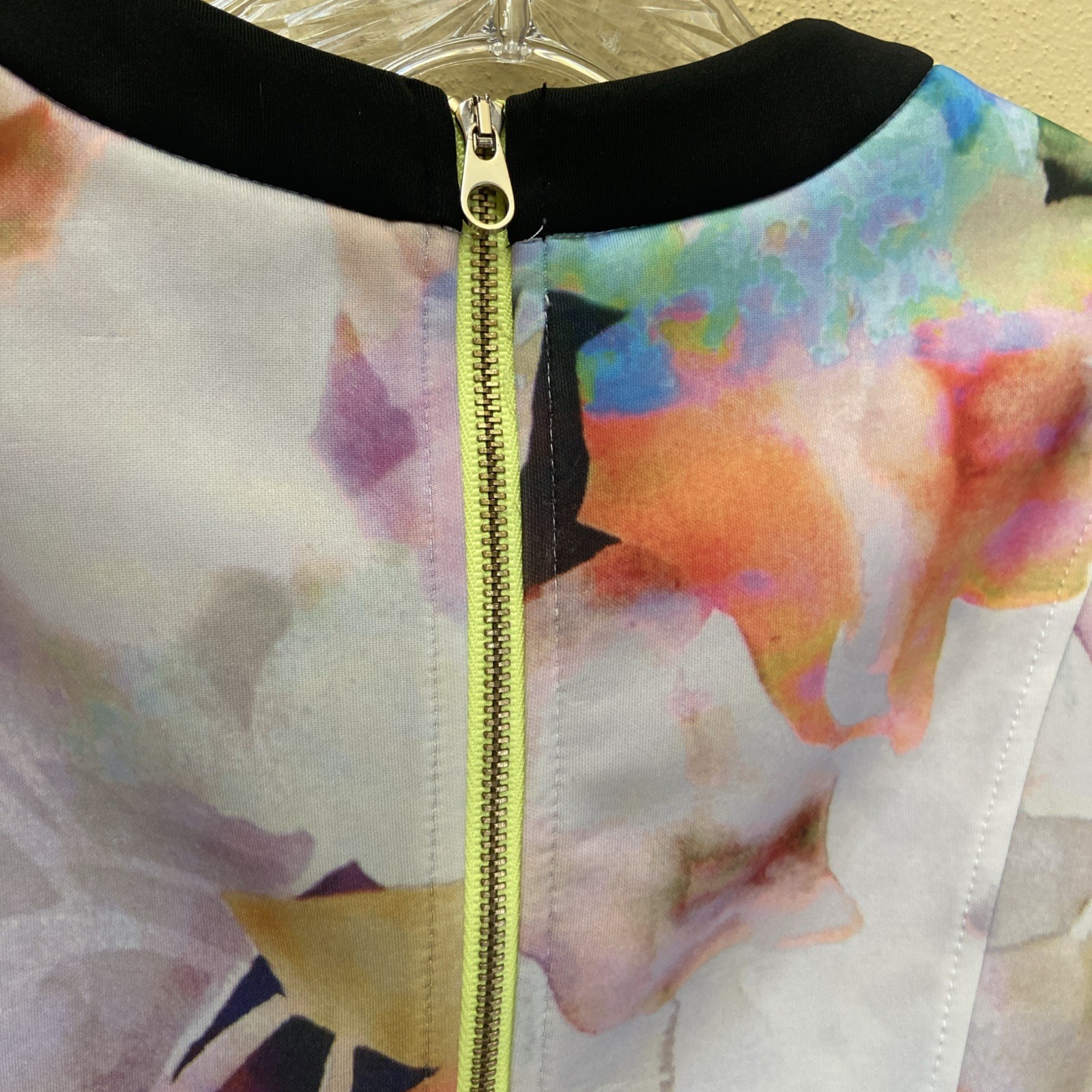 Ted Baker London Jeneyy Electric Day Dream Fit & Flare Dress Ted Size 1 US 2-4