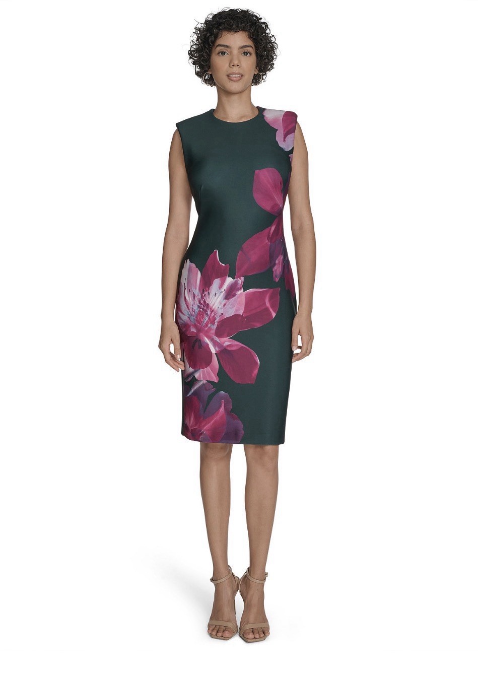 Calvin Klein Women’s Placement Print Sheath Dress Size 4P