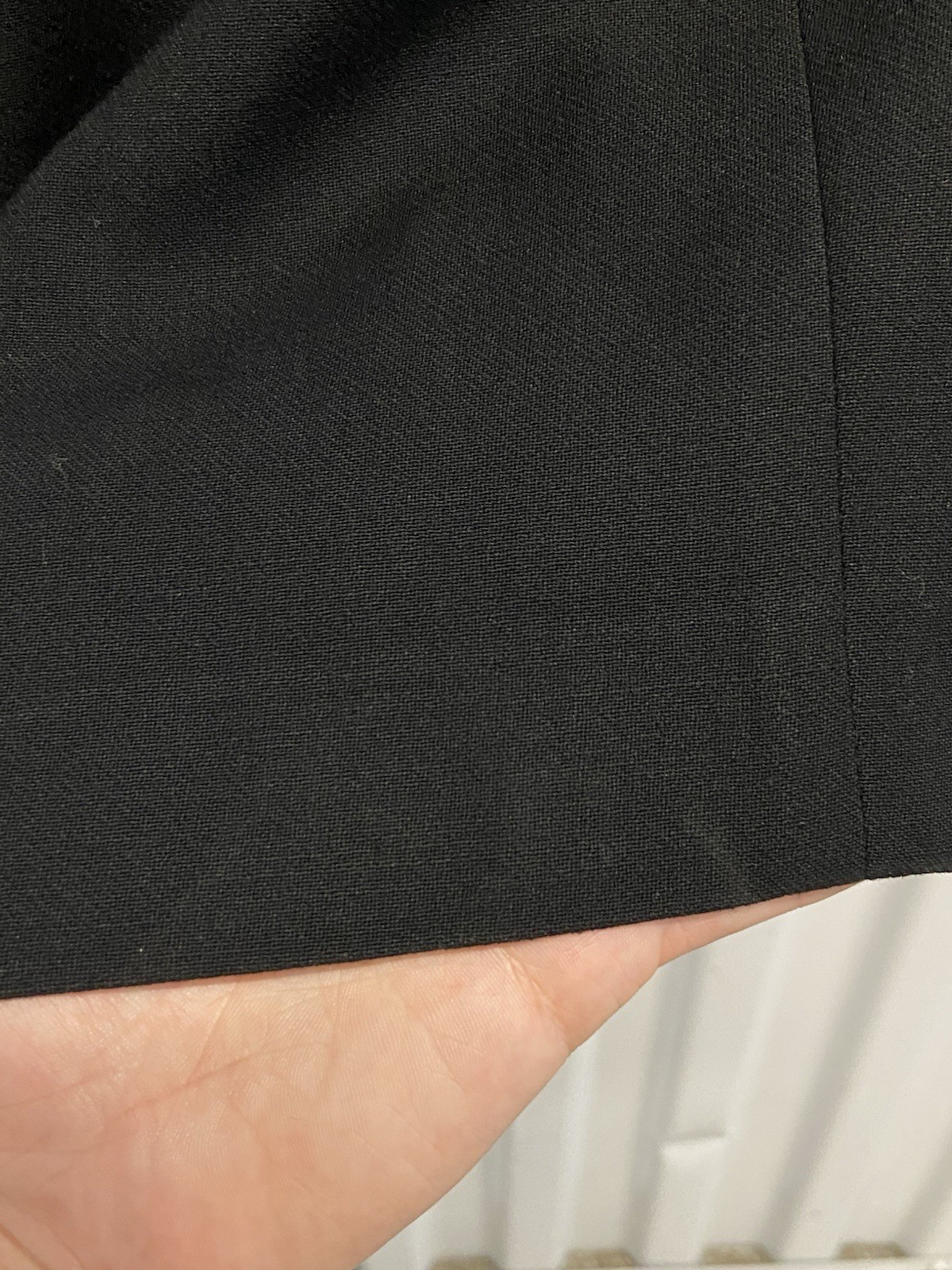 90s Gianfranco Ferre Studio 0001 Ferre Black Wool Blazer Dress Sz 6 NEEDS REPAIR