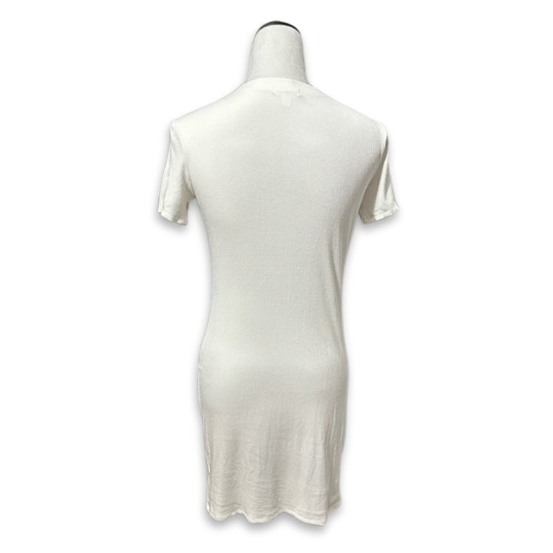 BP. Sheath Dress Midi Length Stretchable Rayon Fabric Blend White Women’s M NWOT