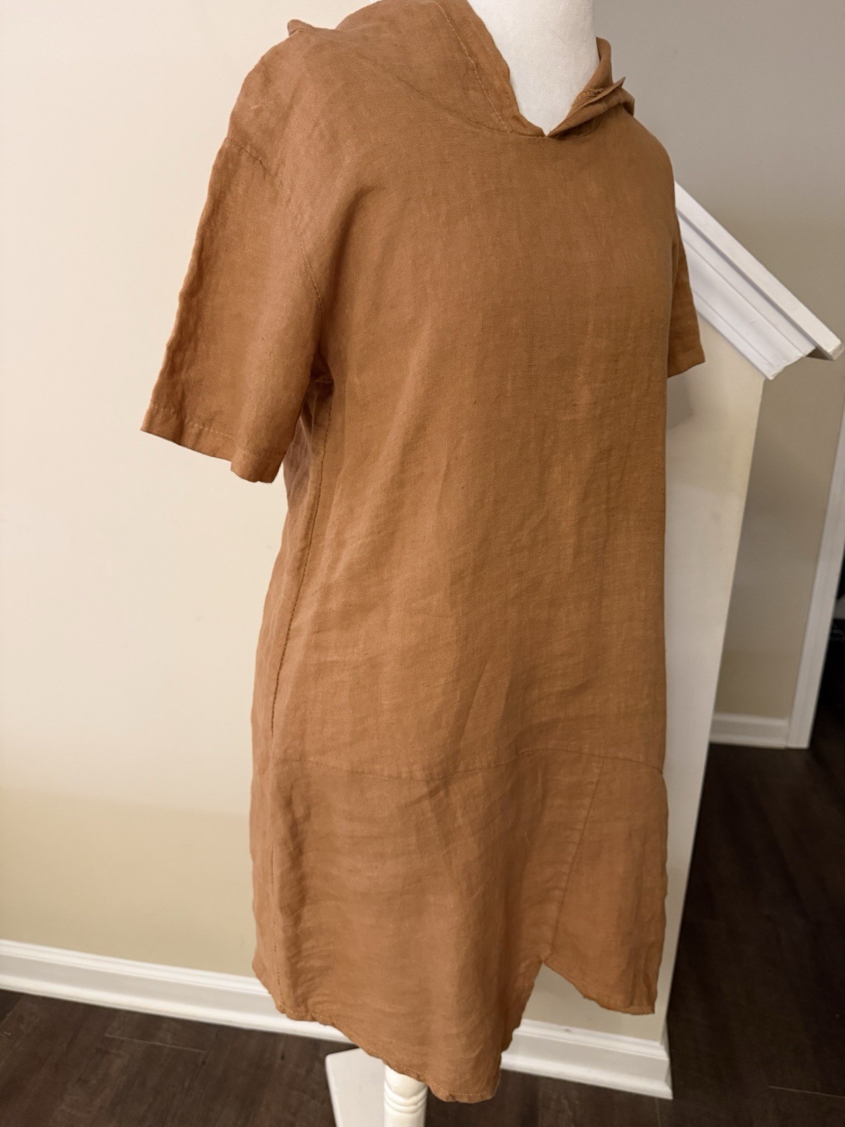 Lands Downunder 100% Italian Linen Shift Dress Size S