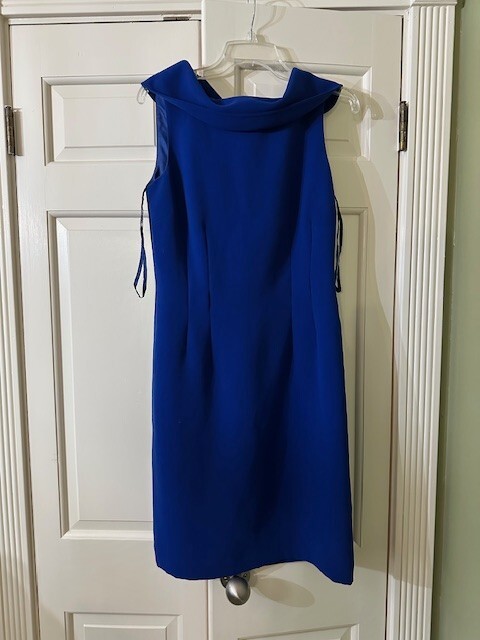Tahari || Size 6 || Sleeveless Cowl Neck Midi Dress || Professional || Afterwork